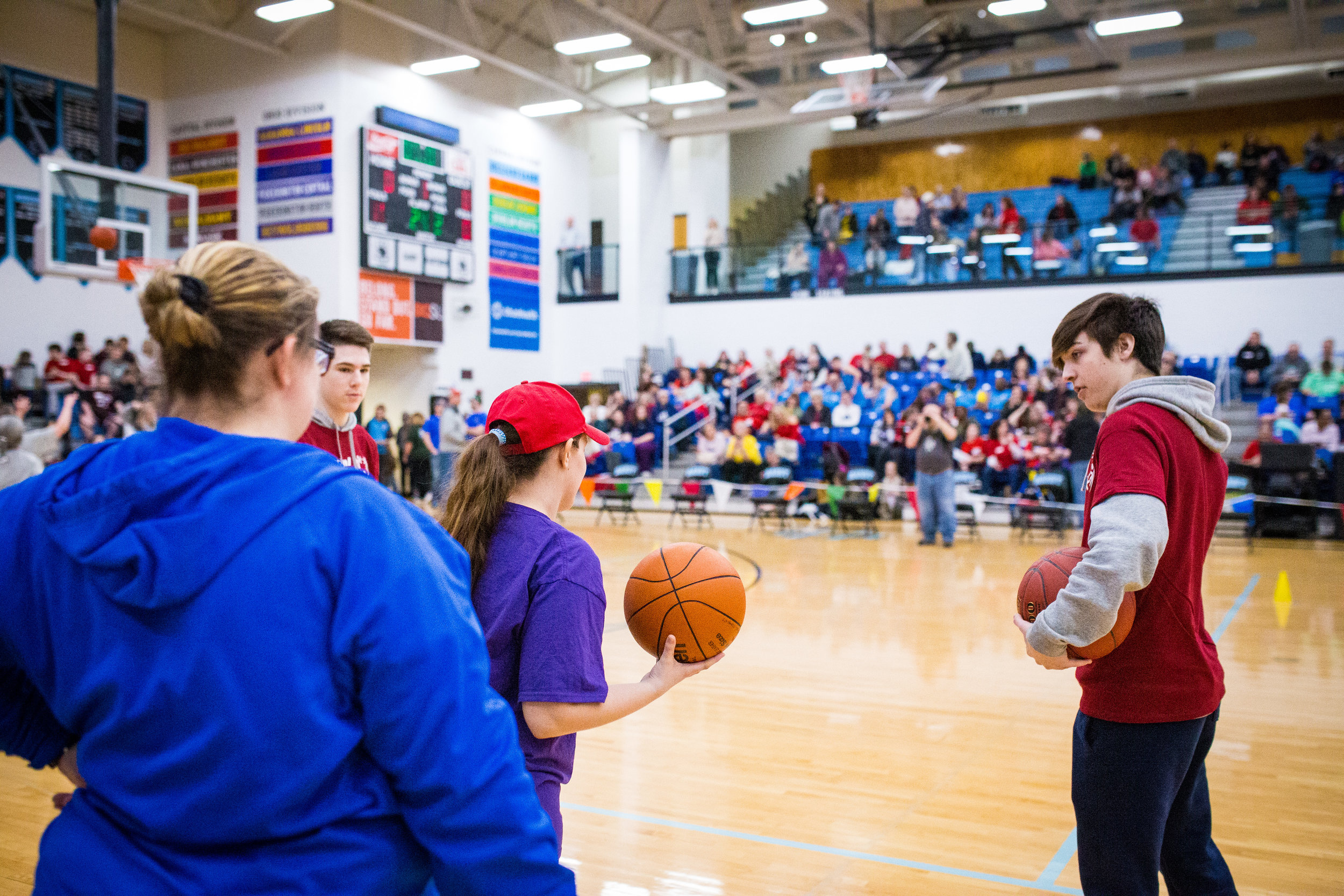 Special olympics basketball tournament
