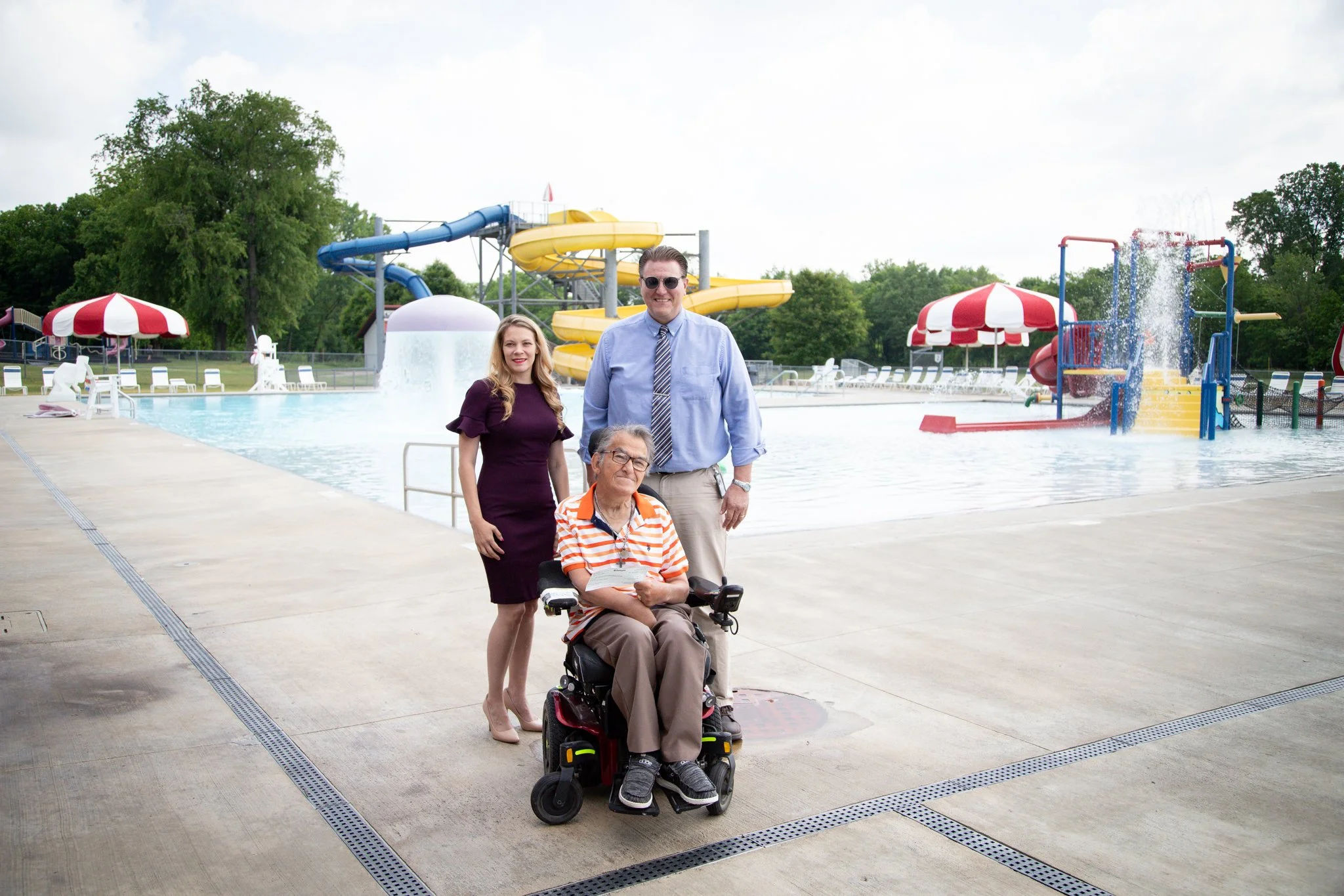 Fundraising effort provides 34 disabled individuals a free season pass to Hiawatha Water Park