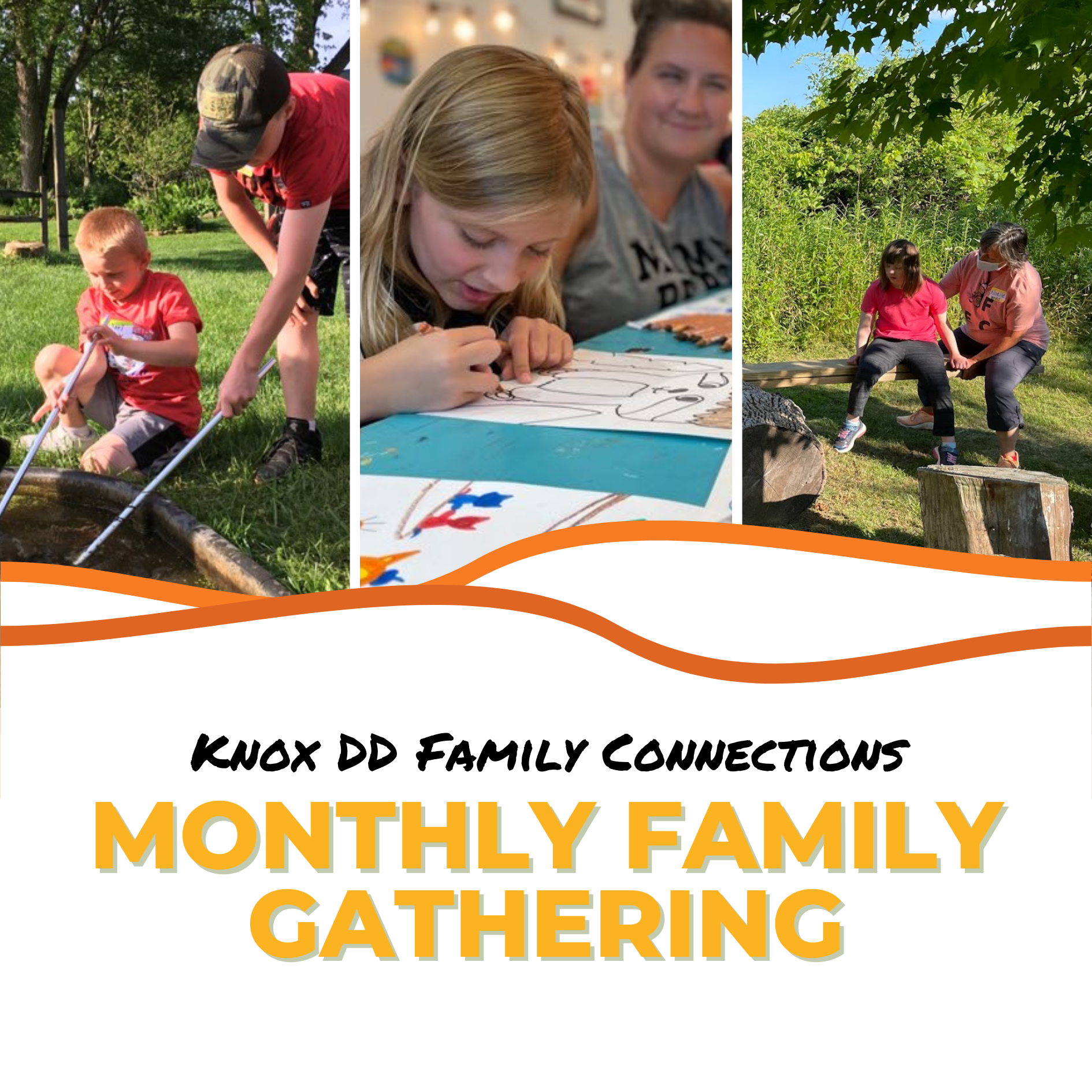 family connections monthly family gathering