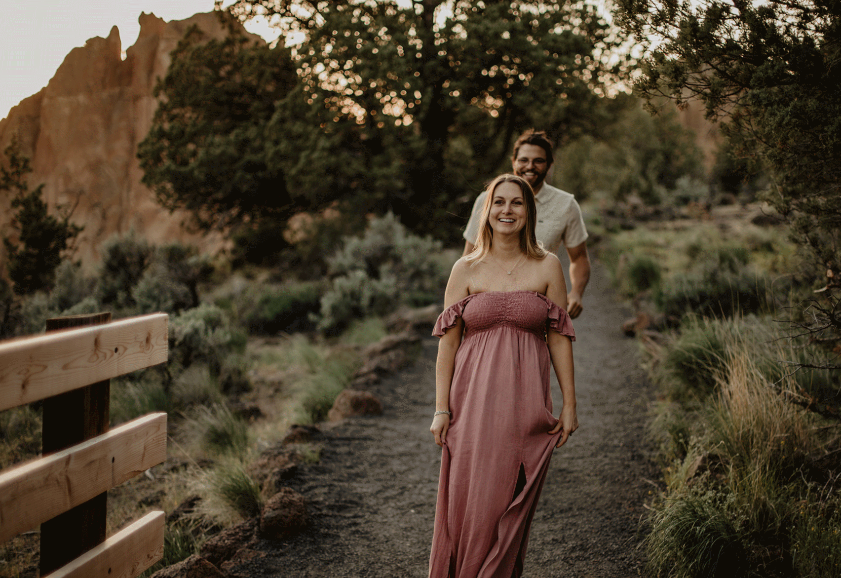 Adventuring Around Smith Rock | Terrebonne Oregon | CJ &amp; Kat's Engagement Photos