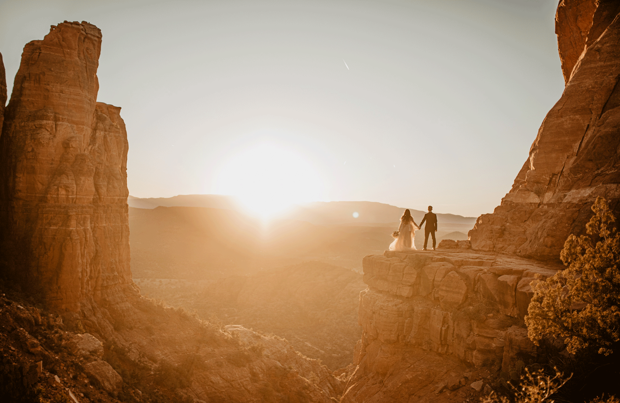 Sedona Arizona Elopement | Cathedral Rock | Jesus &amp; Riana