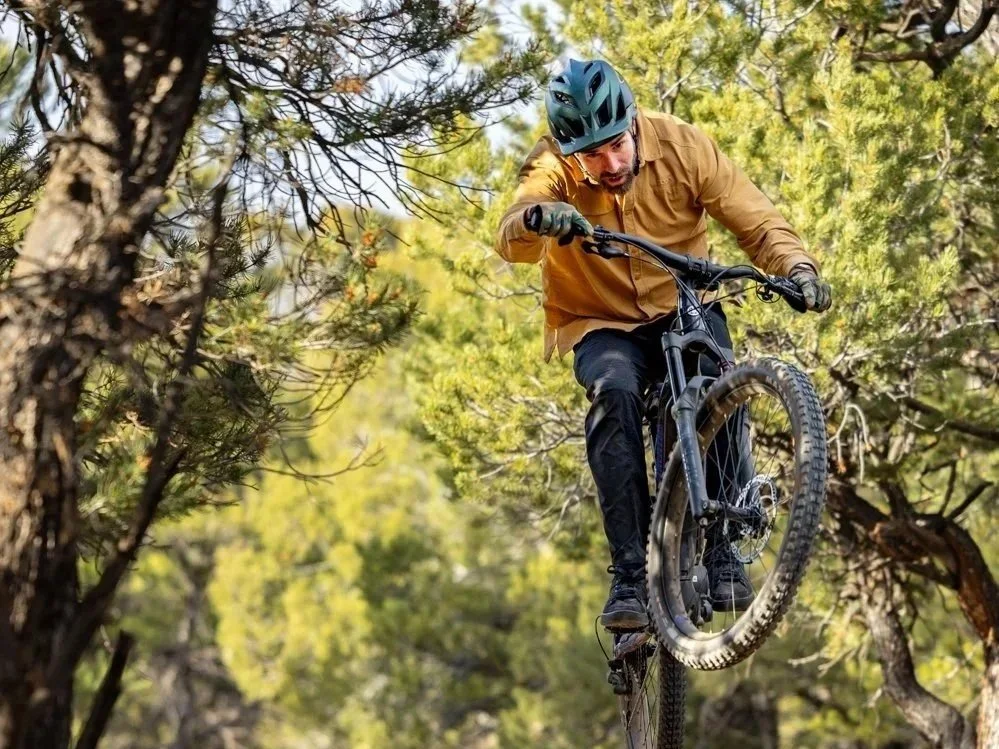 Nate Espinosa jumping the Yamaha YDX-MORO 07