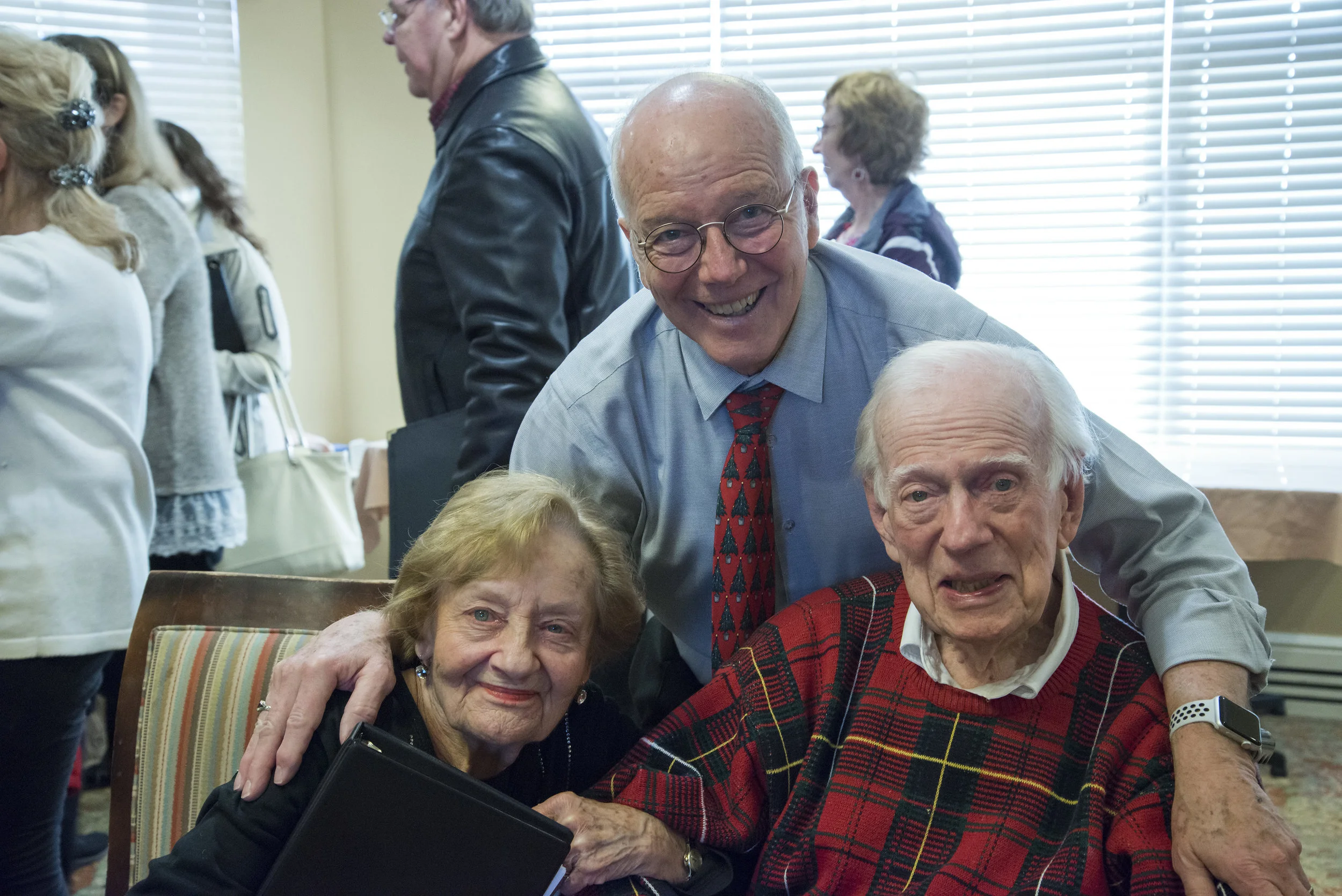 Barb, Phil, and Bill, Winter 2018