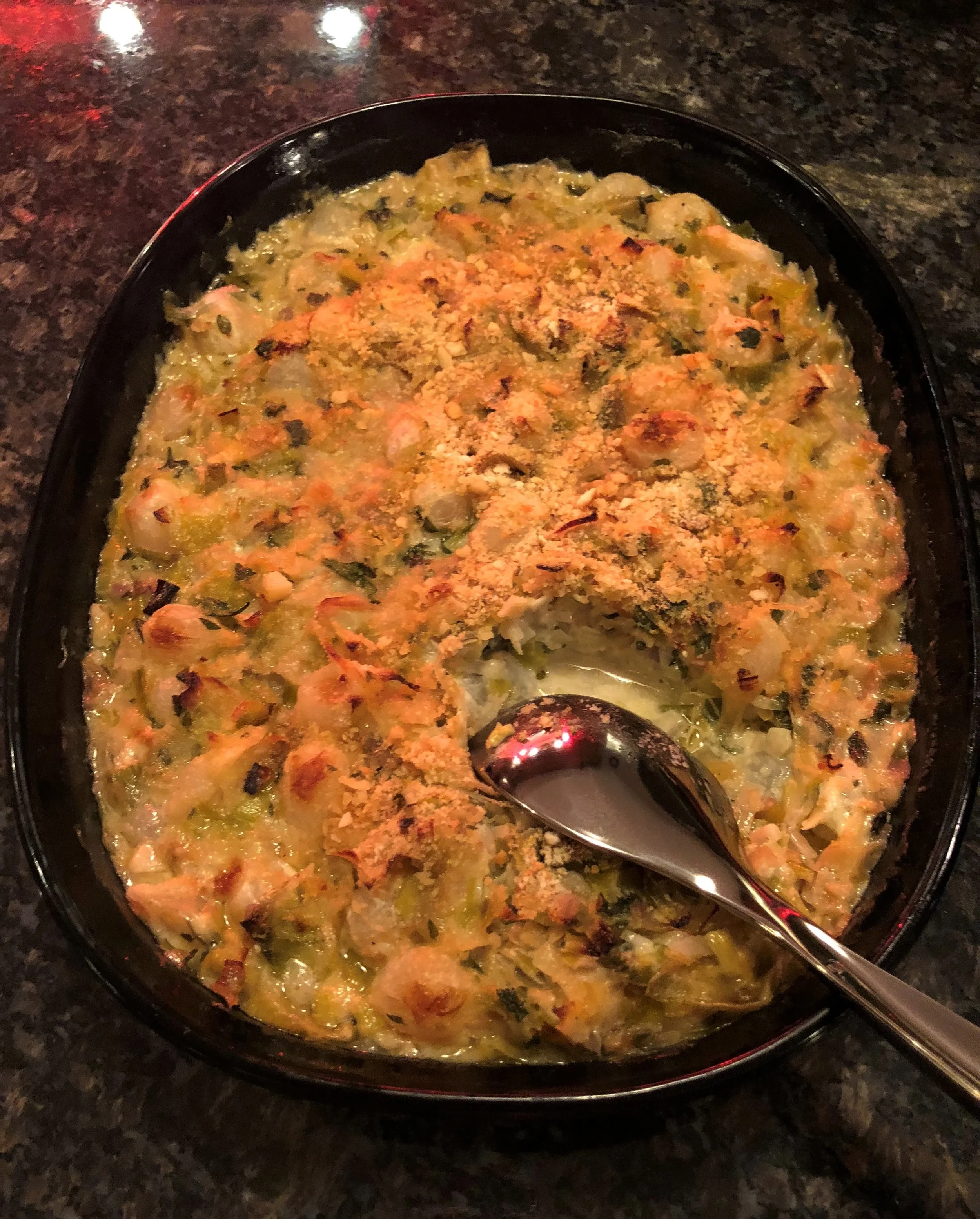 Gratin of Four Onions 