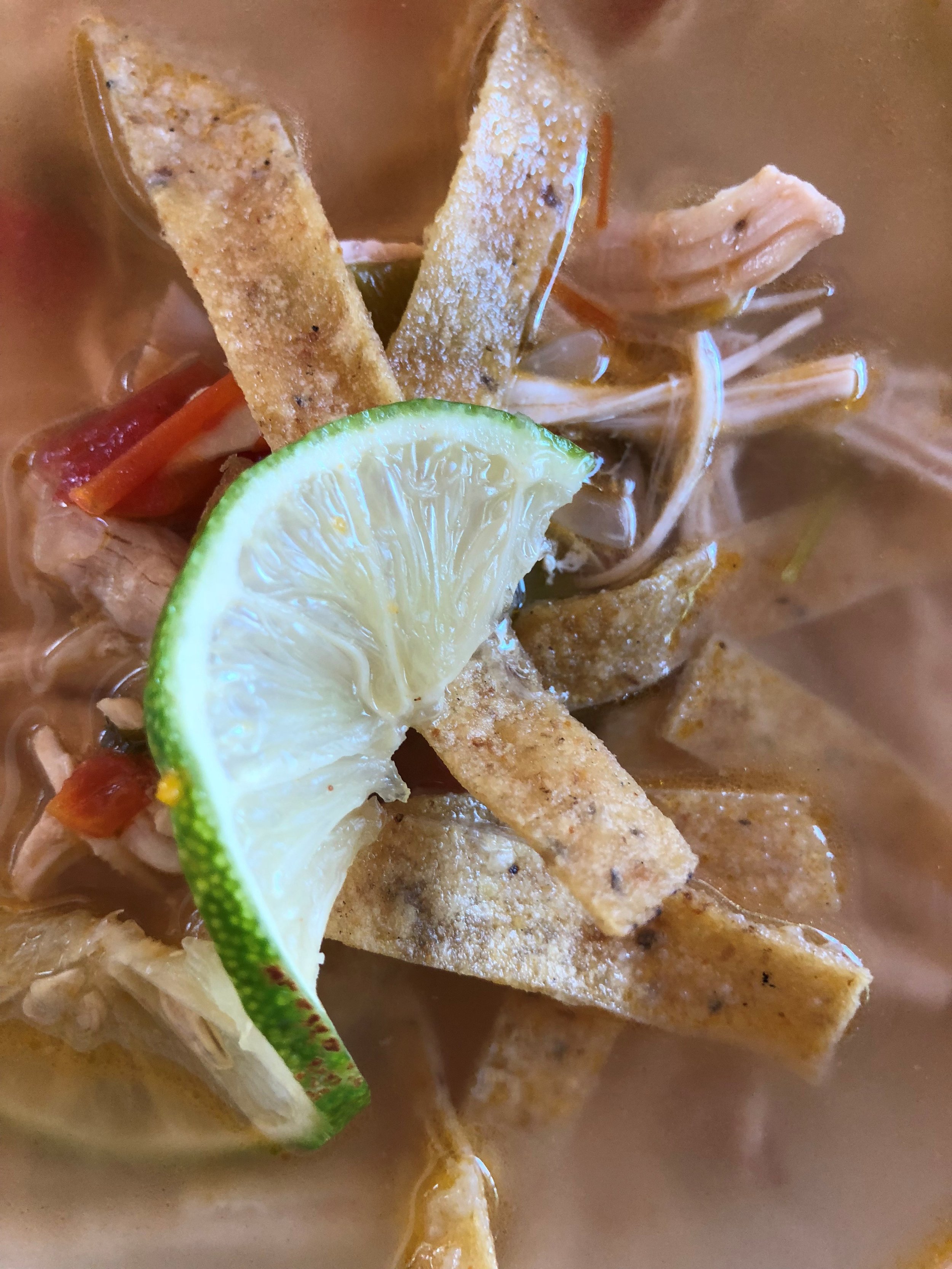 Sopa de Lima  (Mexican Lime Soup)