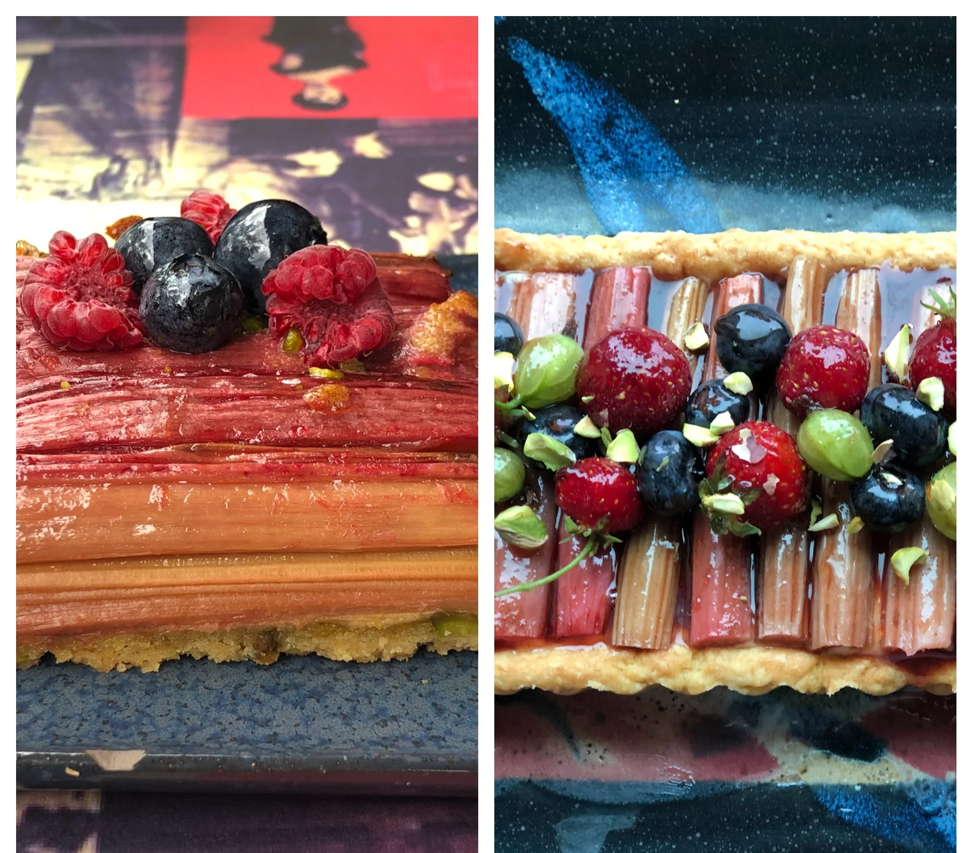 Rhubarb tart