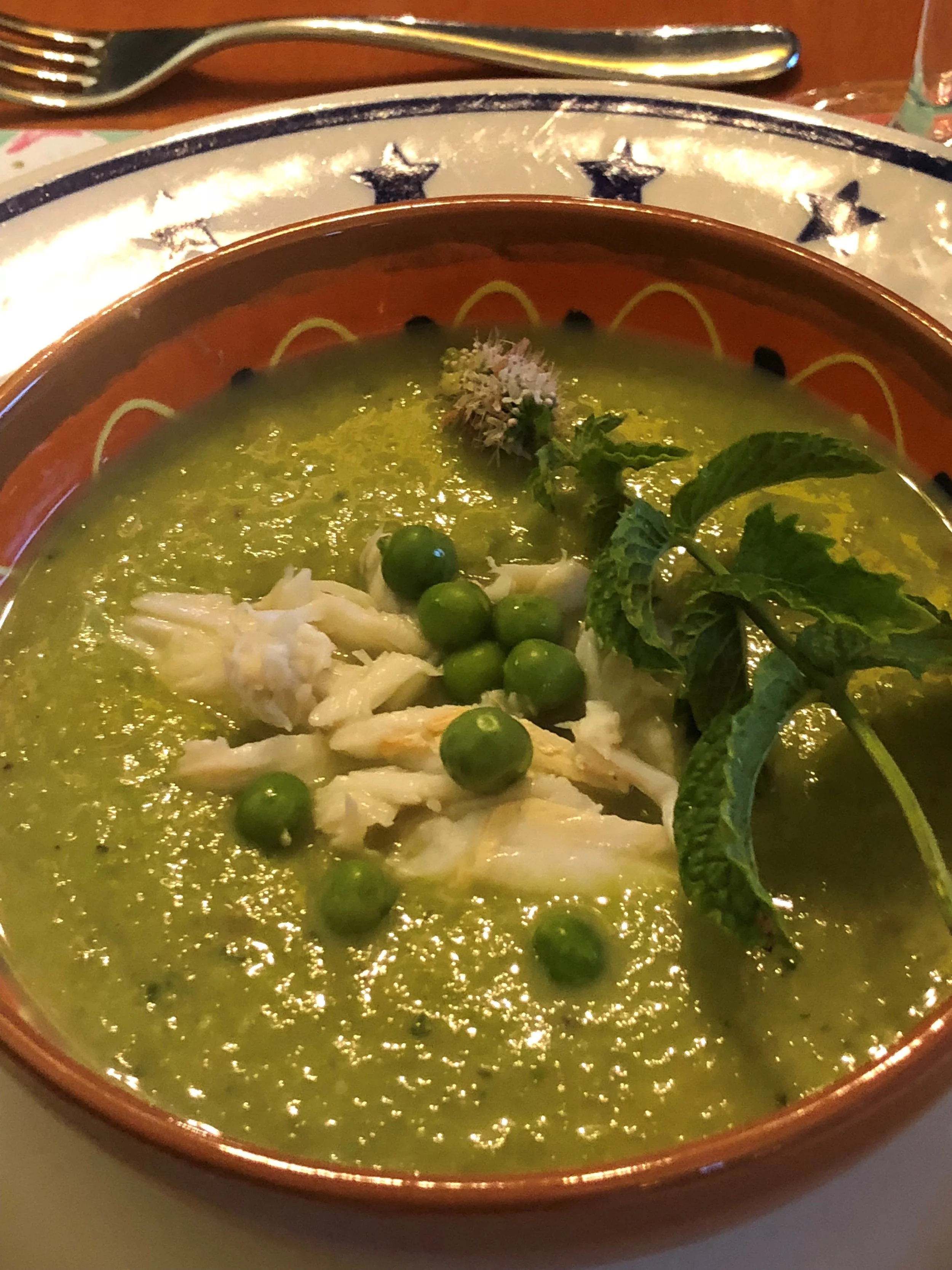 Fresh Pea Gazpacho