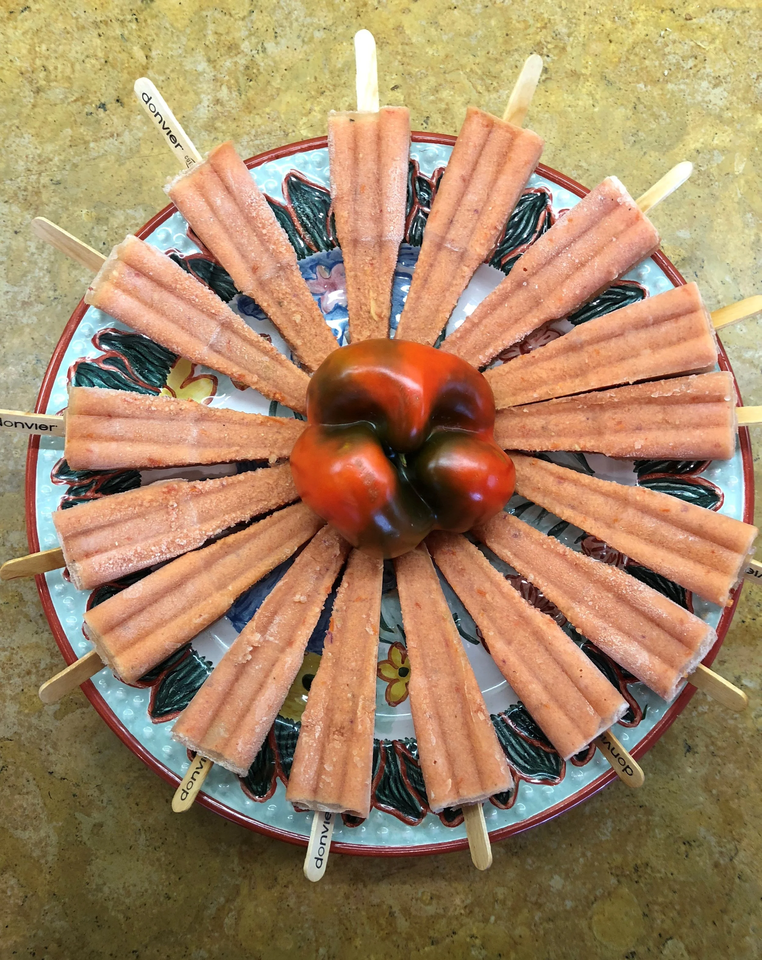 Gazpacho Popsicles