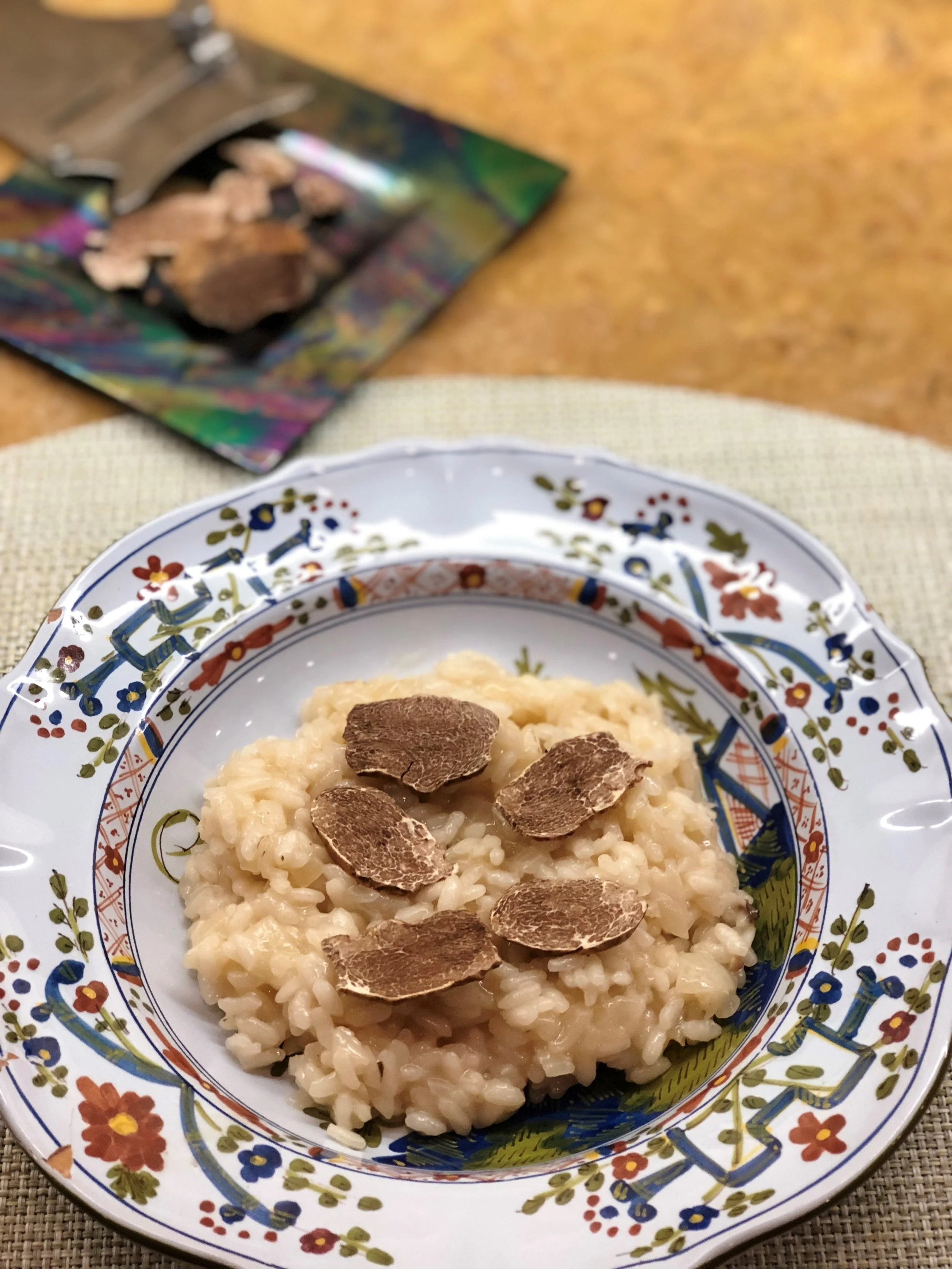 Risotto al Tartuffo,  Italian white truffle risotto