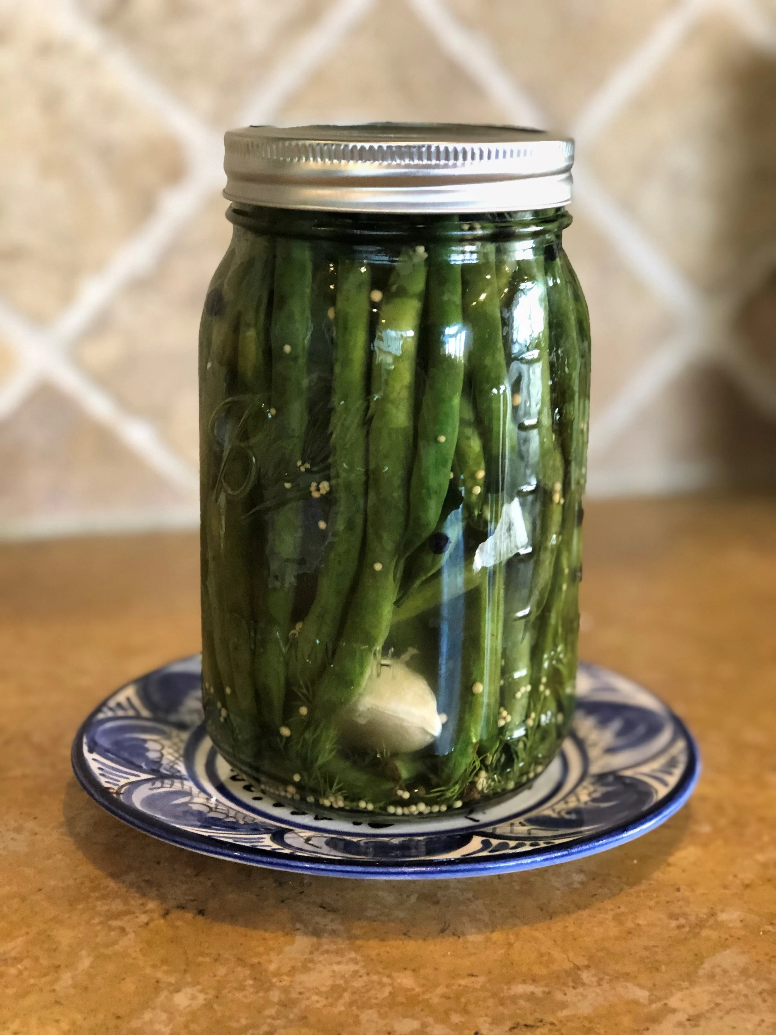 Crisp Garlic Dilly Beans or Cucumbers
