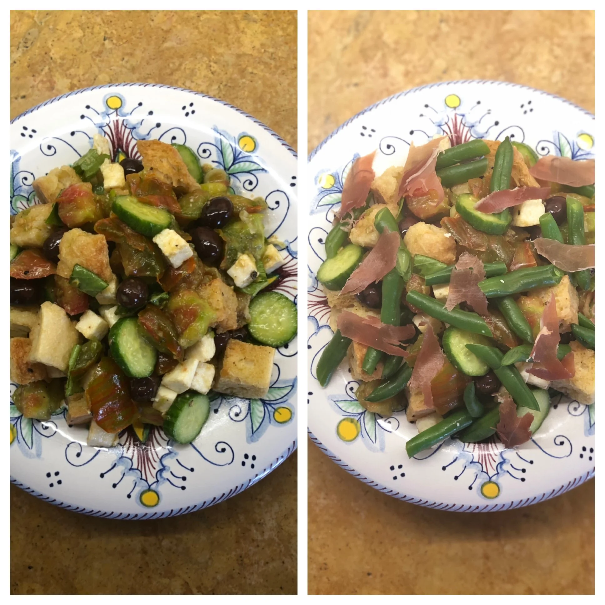 Panzanella (Italian tomato bread salad) 