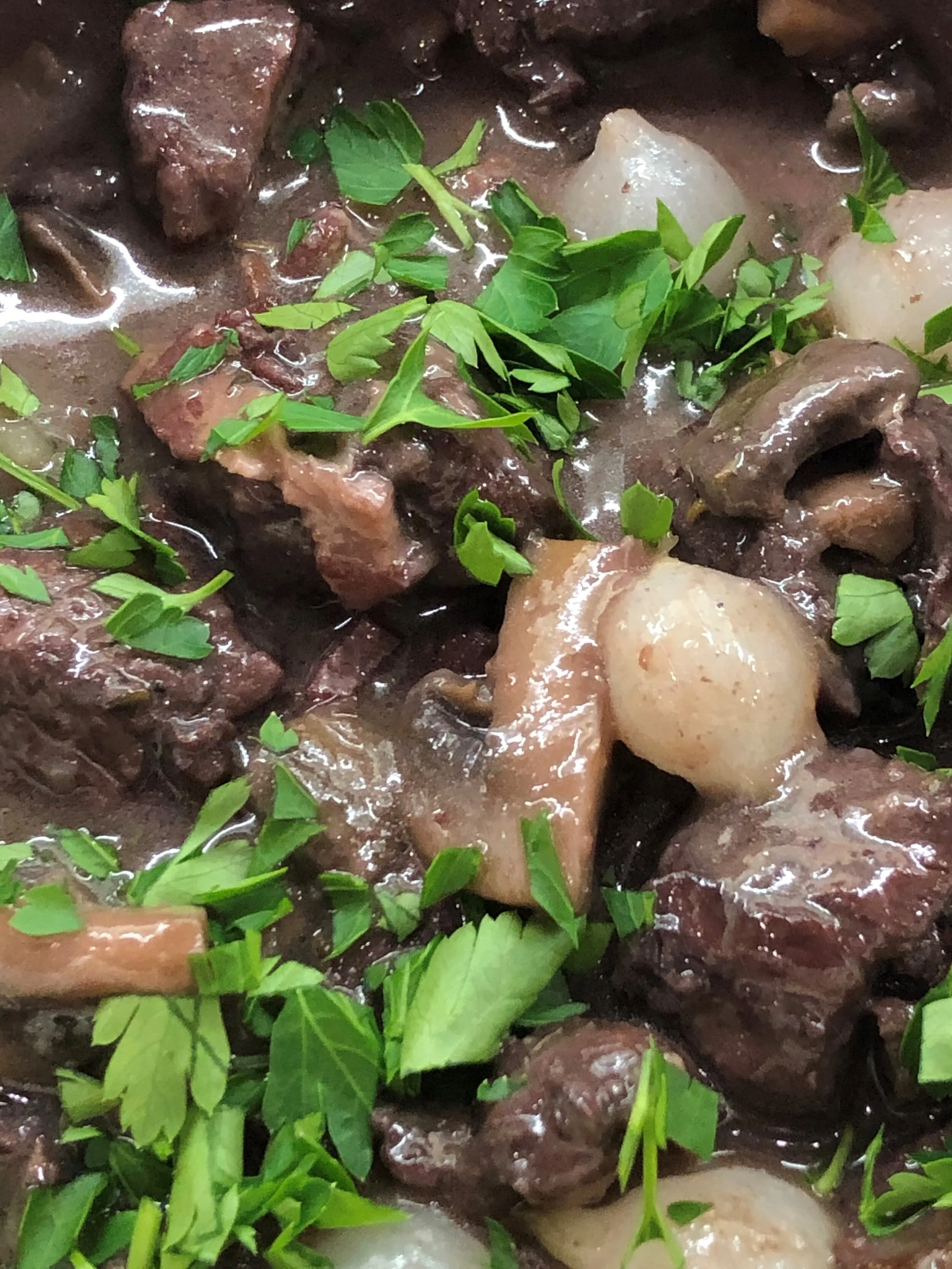 Boeuf à la Bourguignonne (made in a Pressure Cooker)