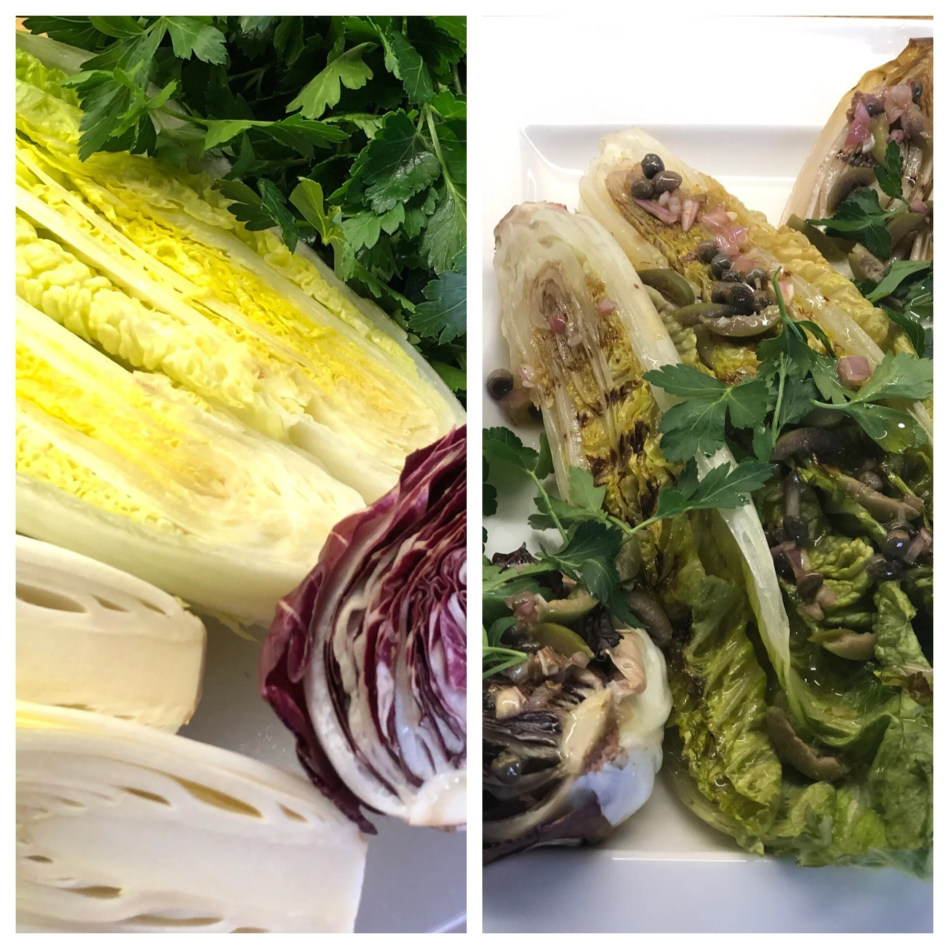 Grilled Lettuces