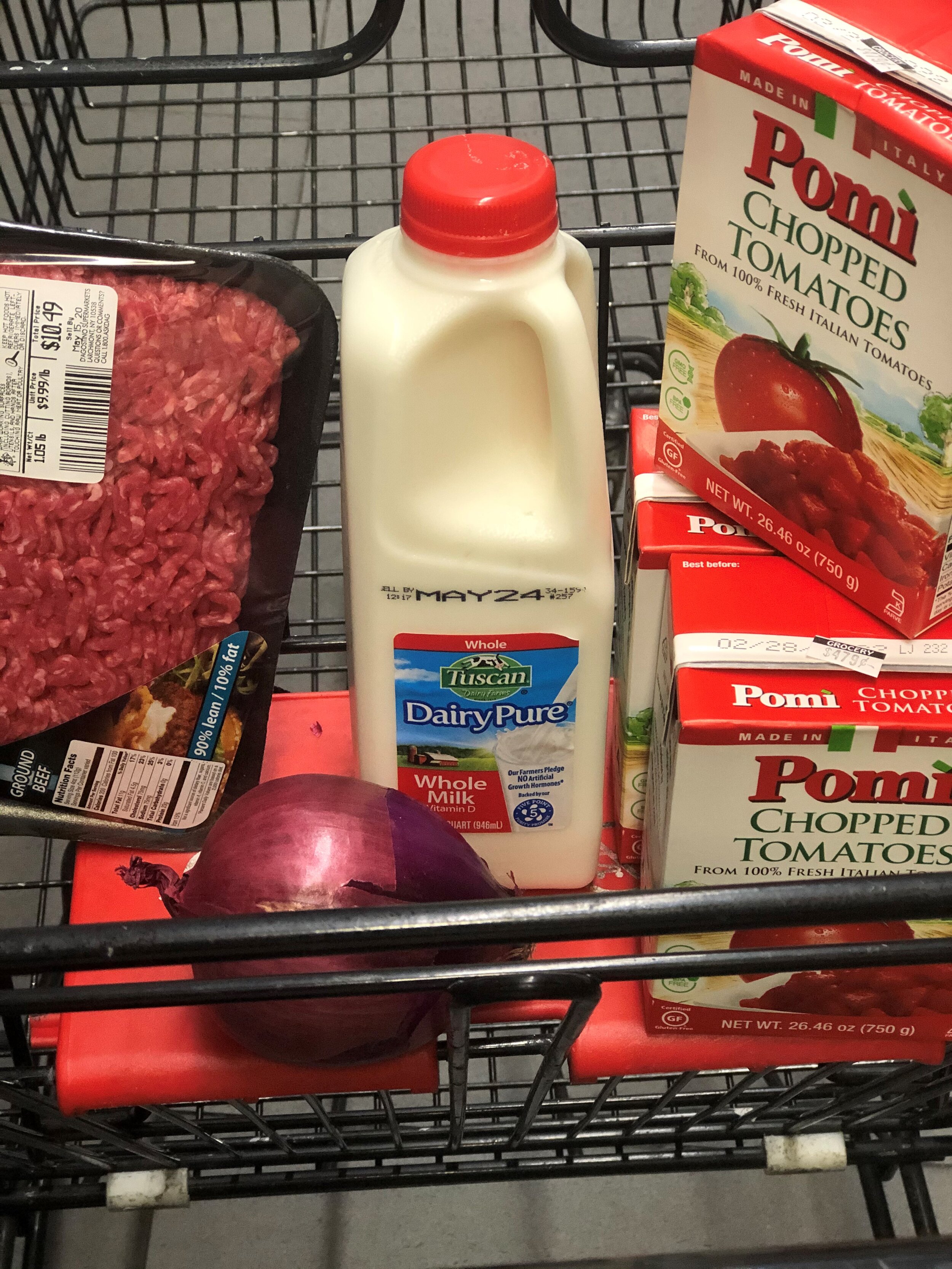 I love grocery shopping when I’m home. 