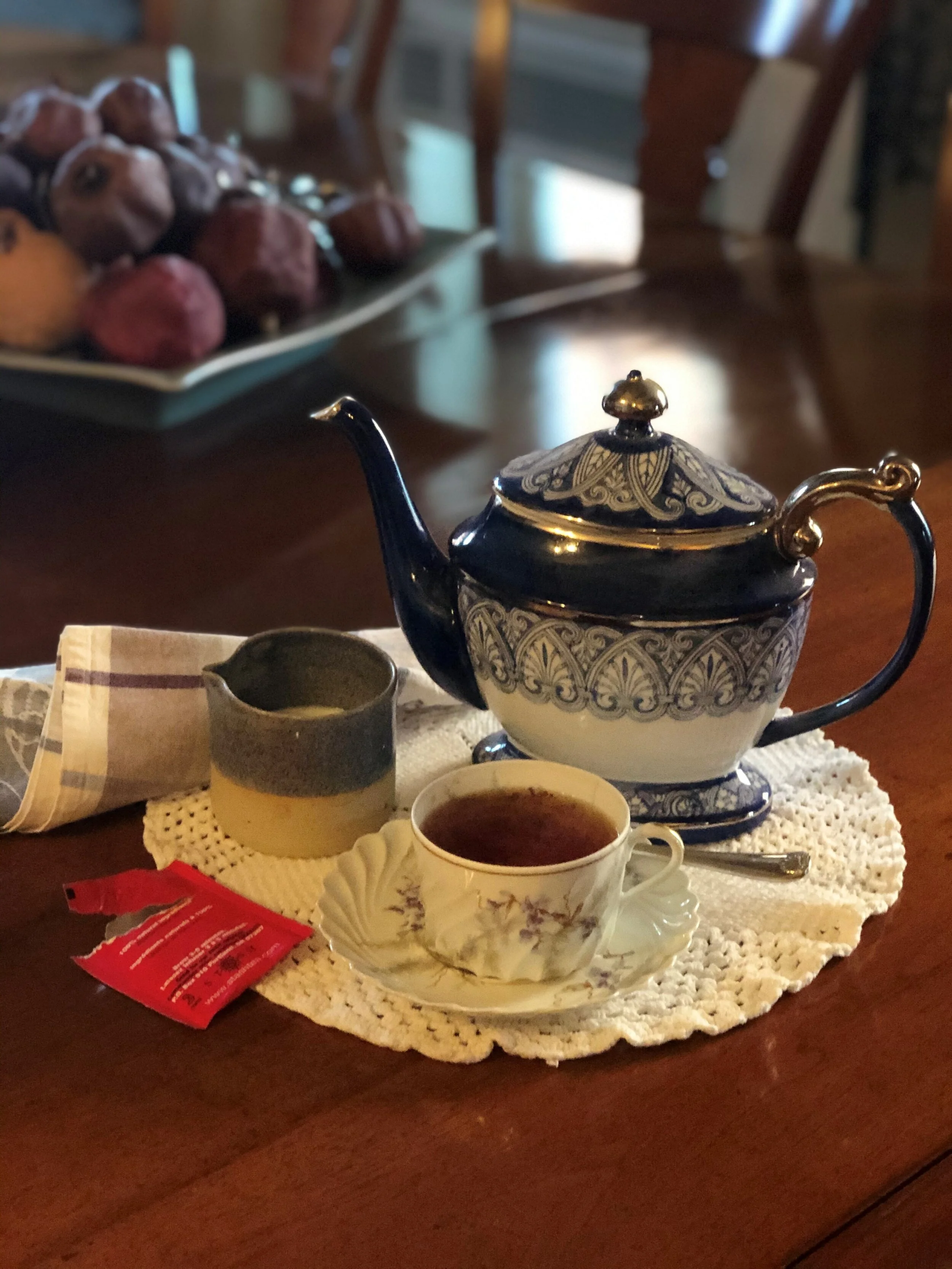 When tea becomes ritual, 