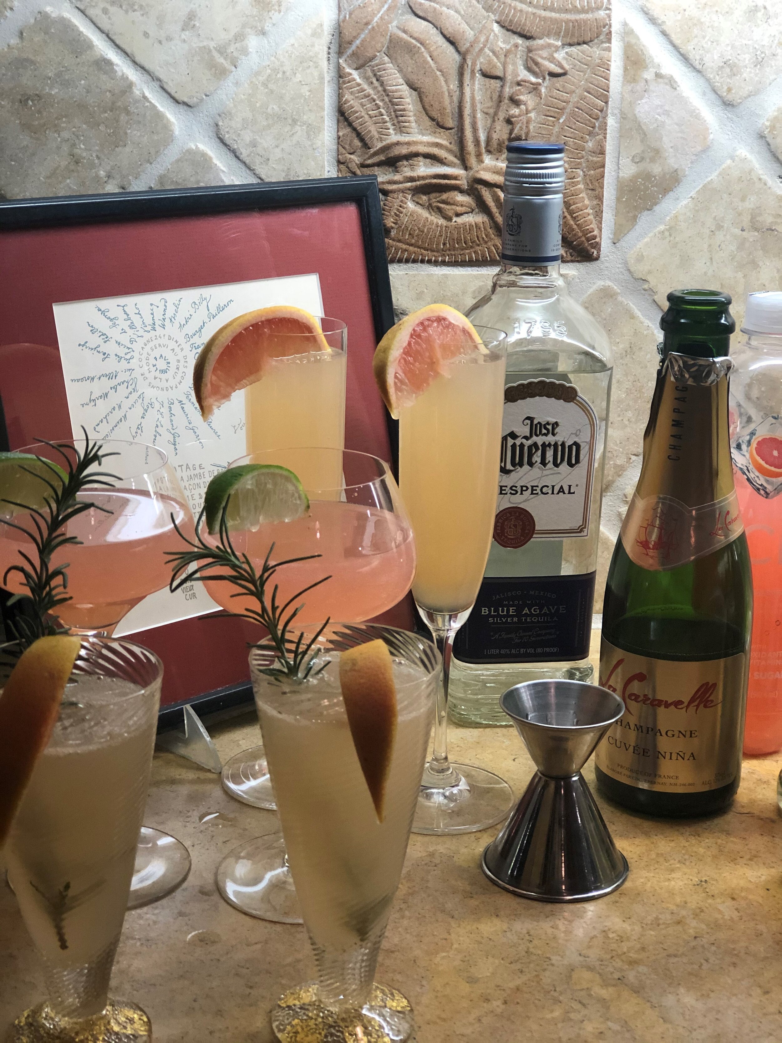 Paloma Mocktail and Cocktail