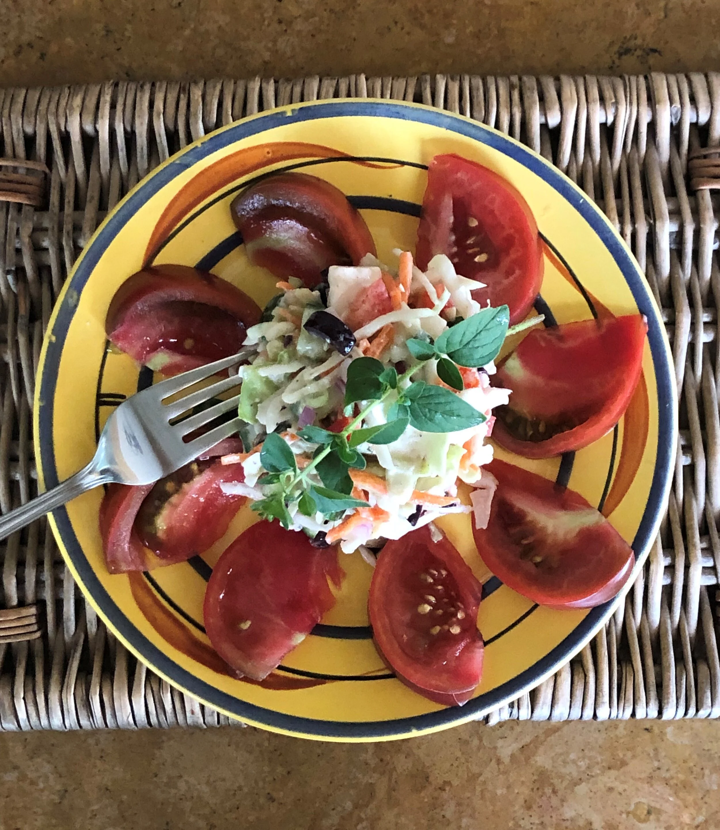 Greek style Coleslaw 