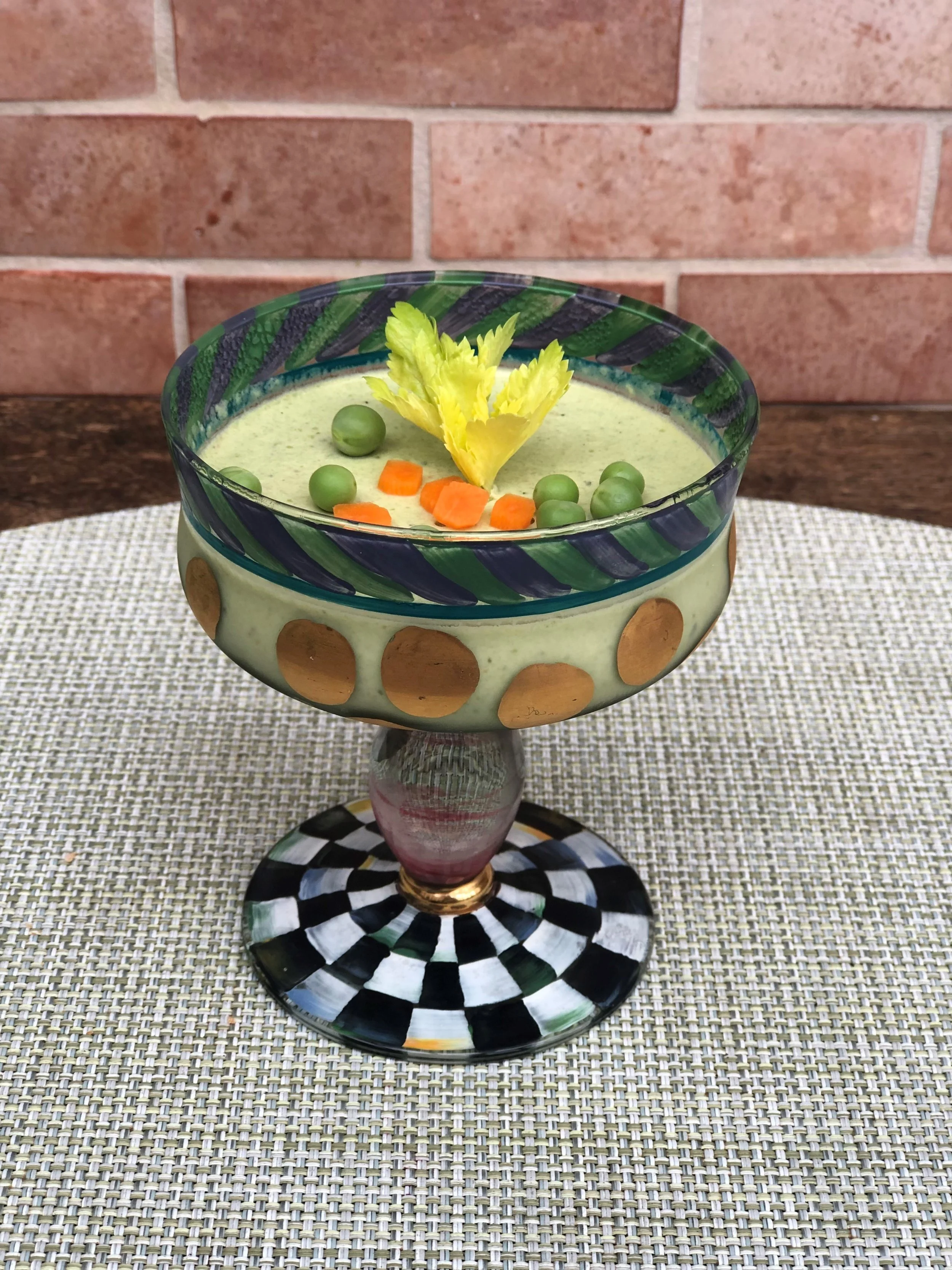 Sweet Pea Panna Cotta