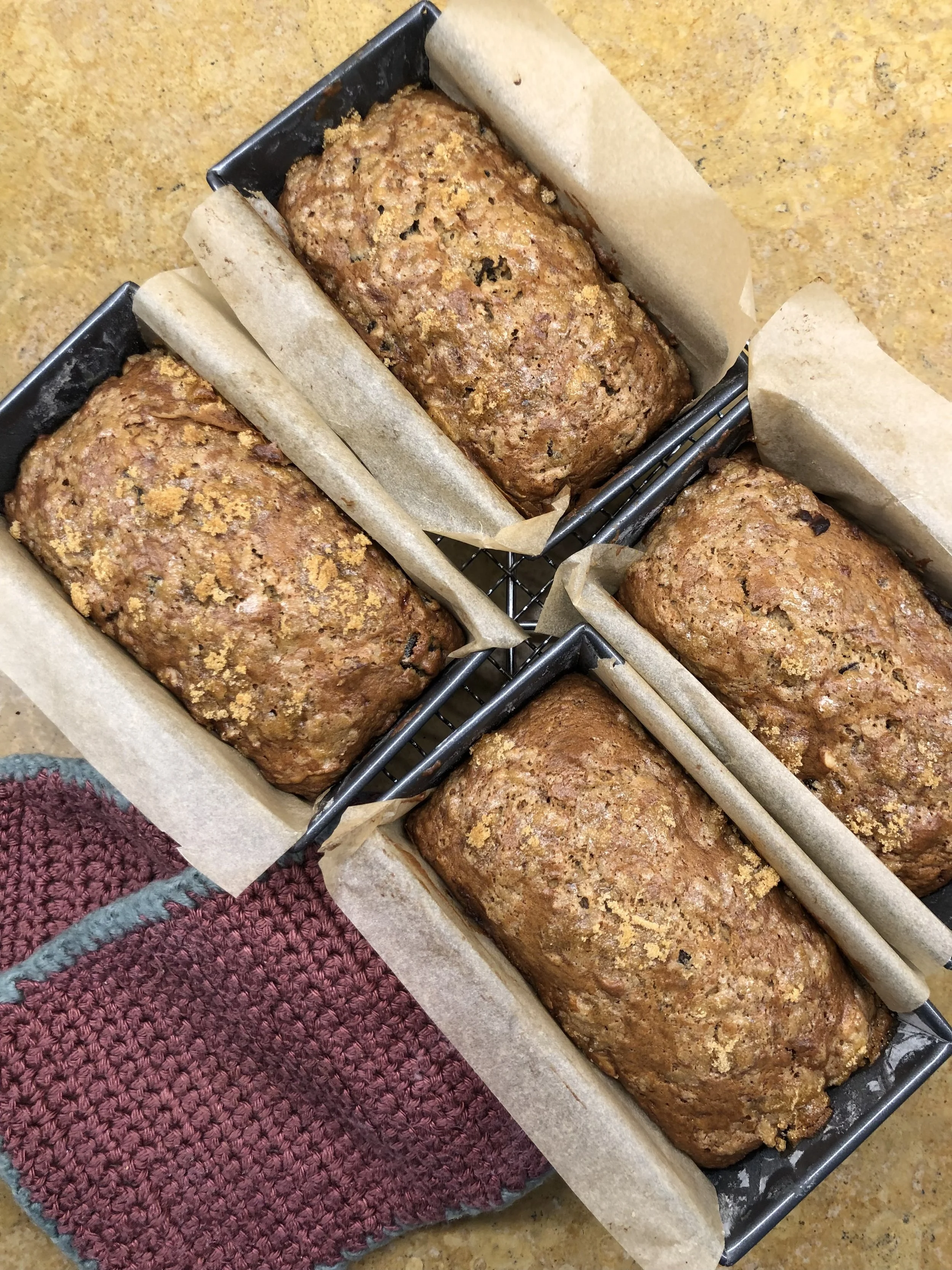 Banana, Date &amp; Apricot Bread