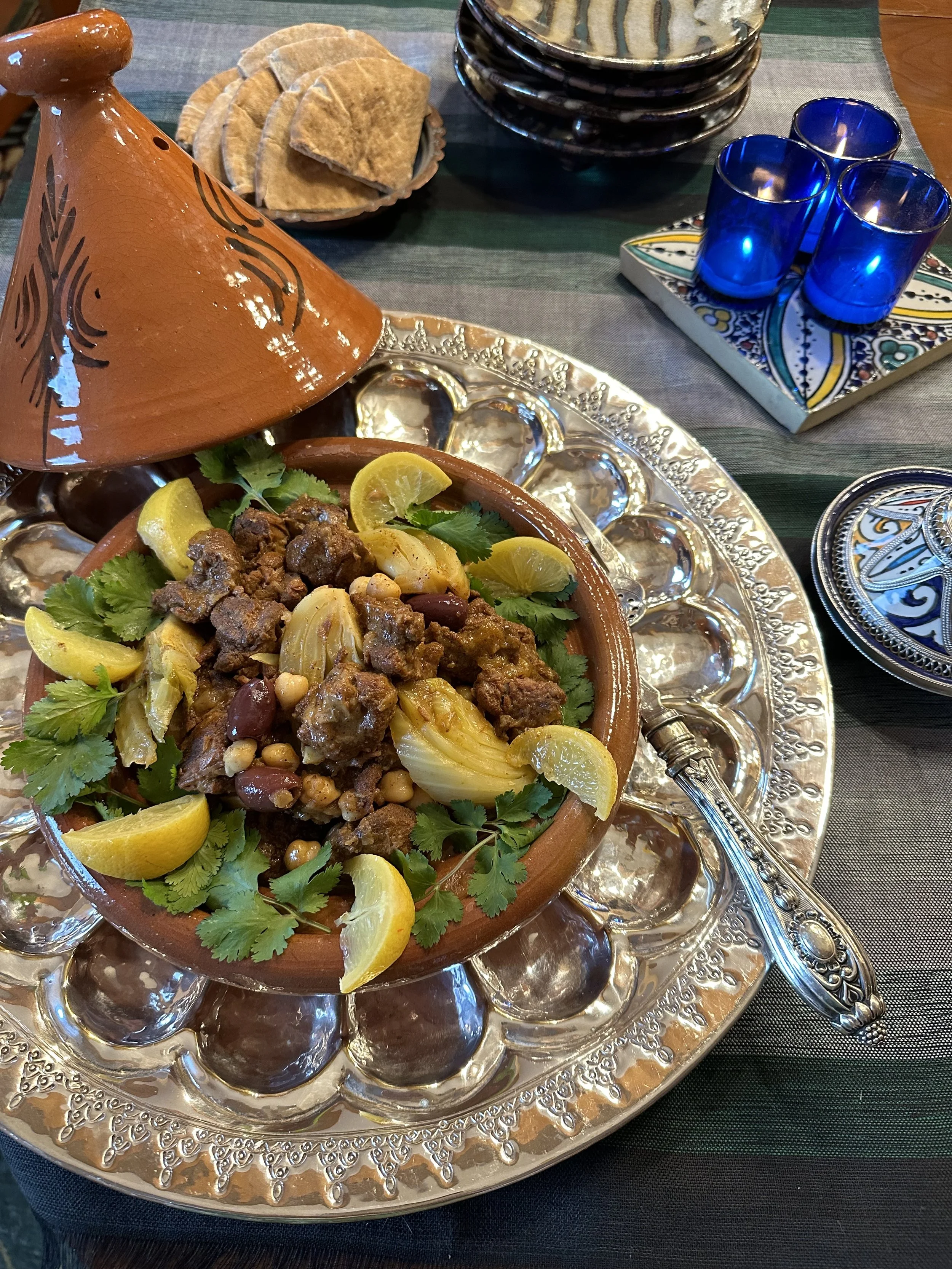 Lamb Tagine with Fennel, Olives, and Preserved Lemons