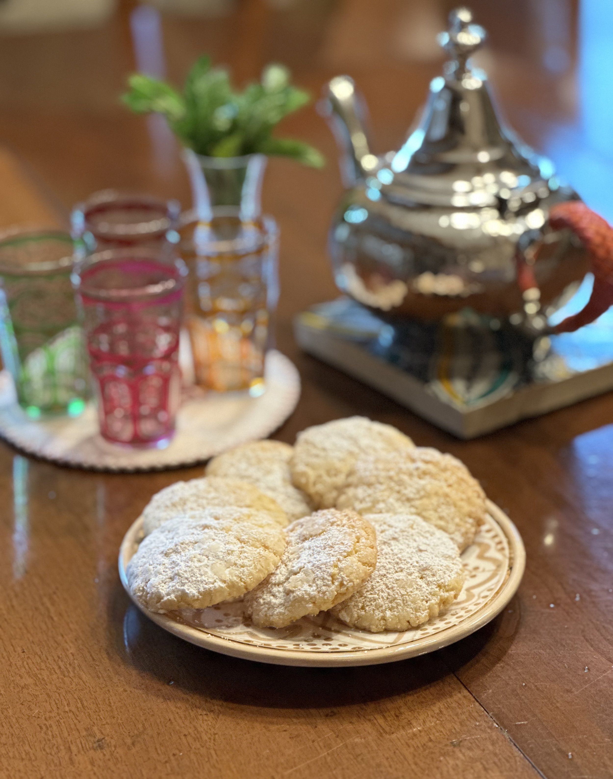 Orange Blossom and Coconut Ghoriba