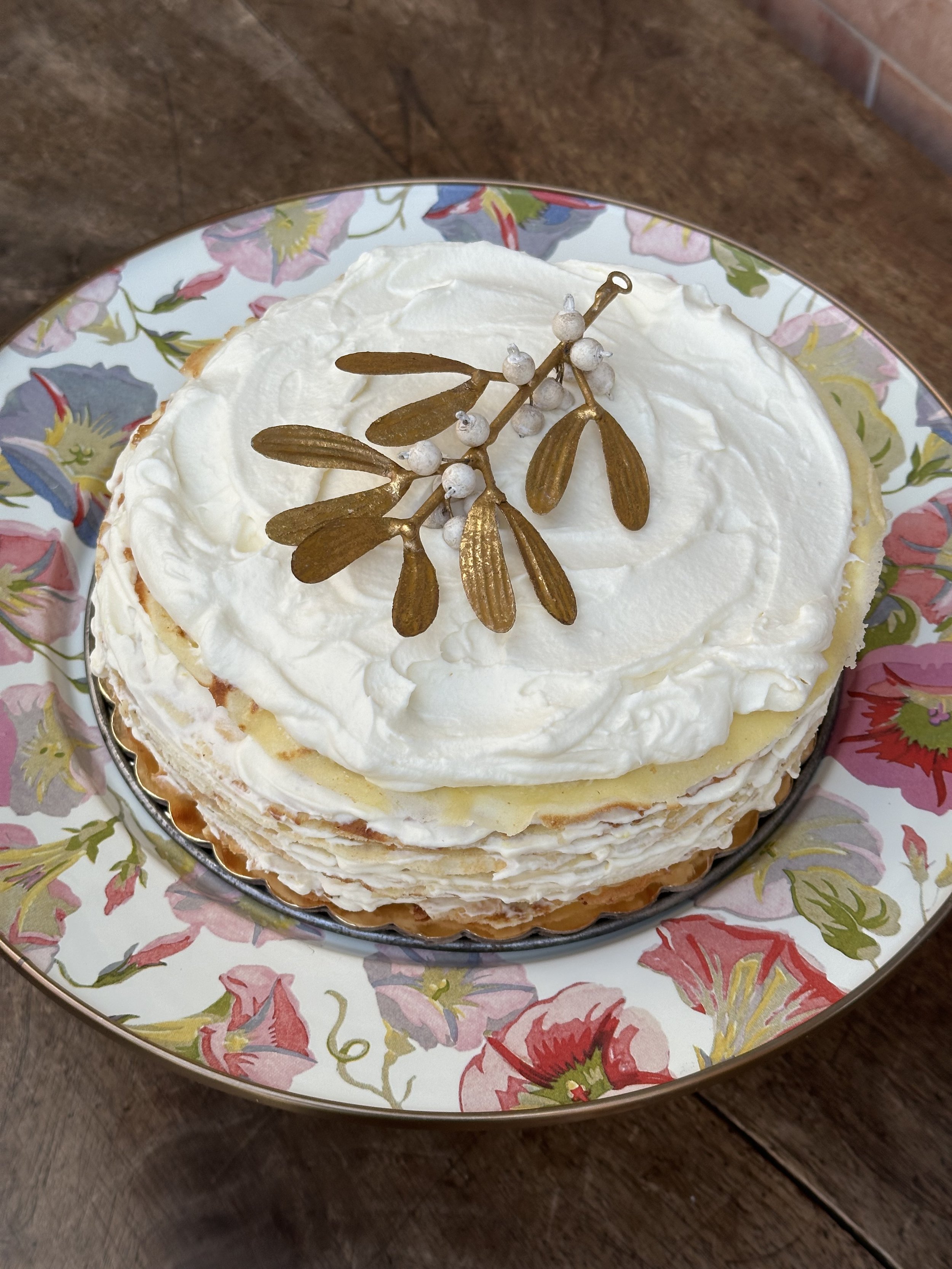 Lemon Curd Crêpe Cake