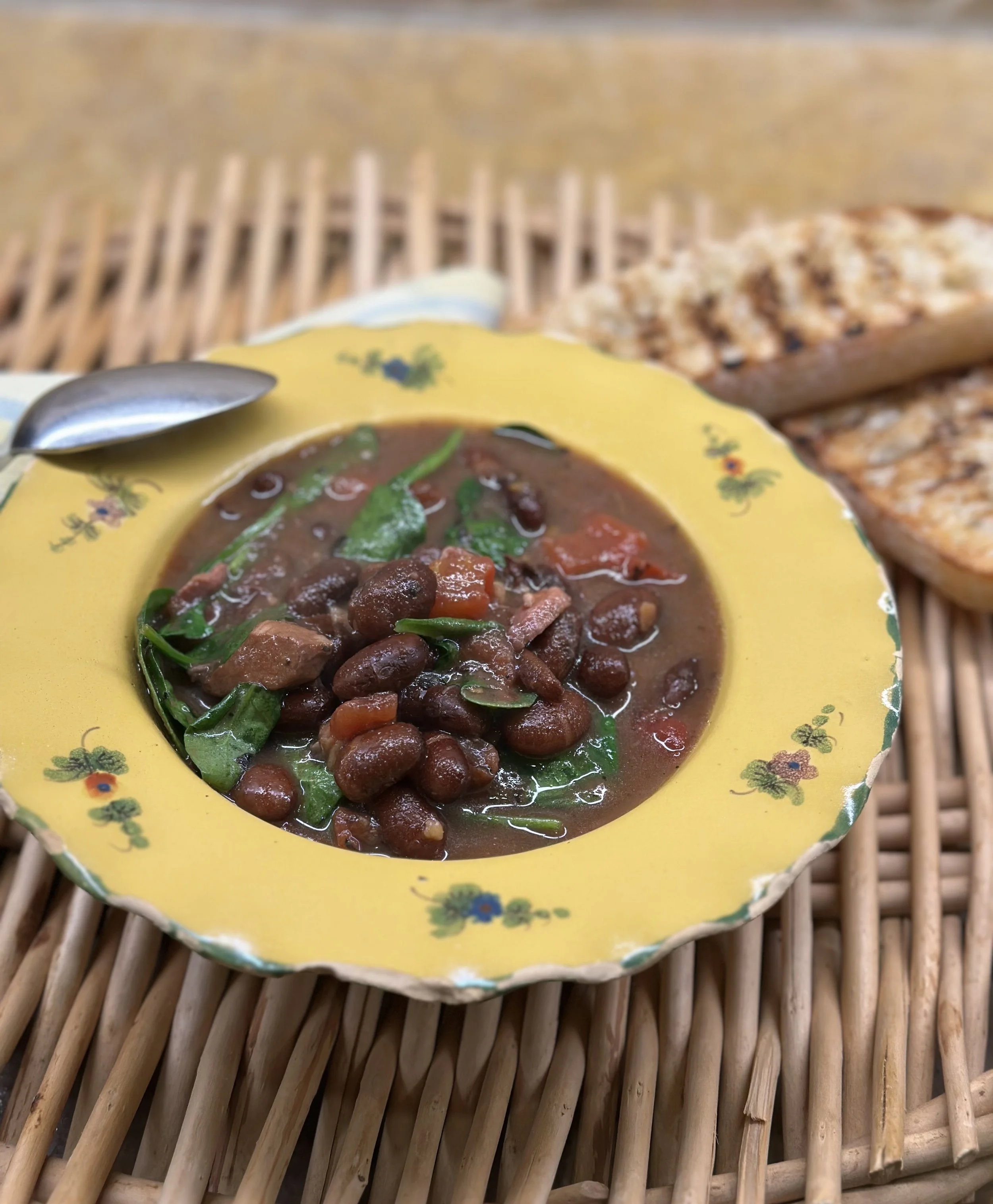 Borlotti Bean and Ham hock Soup