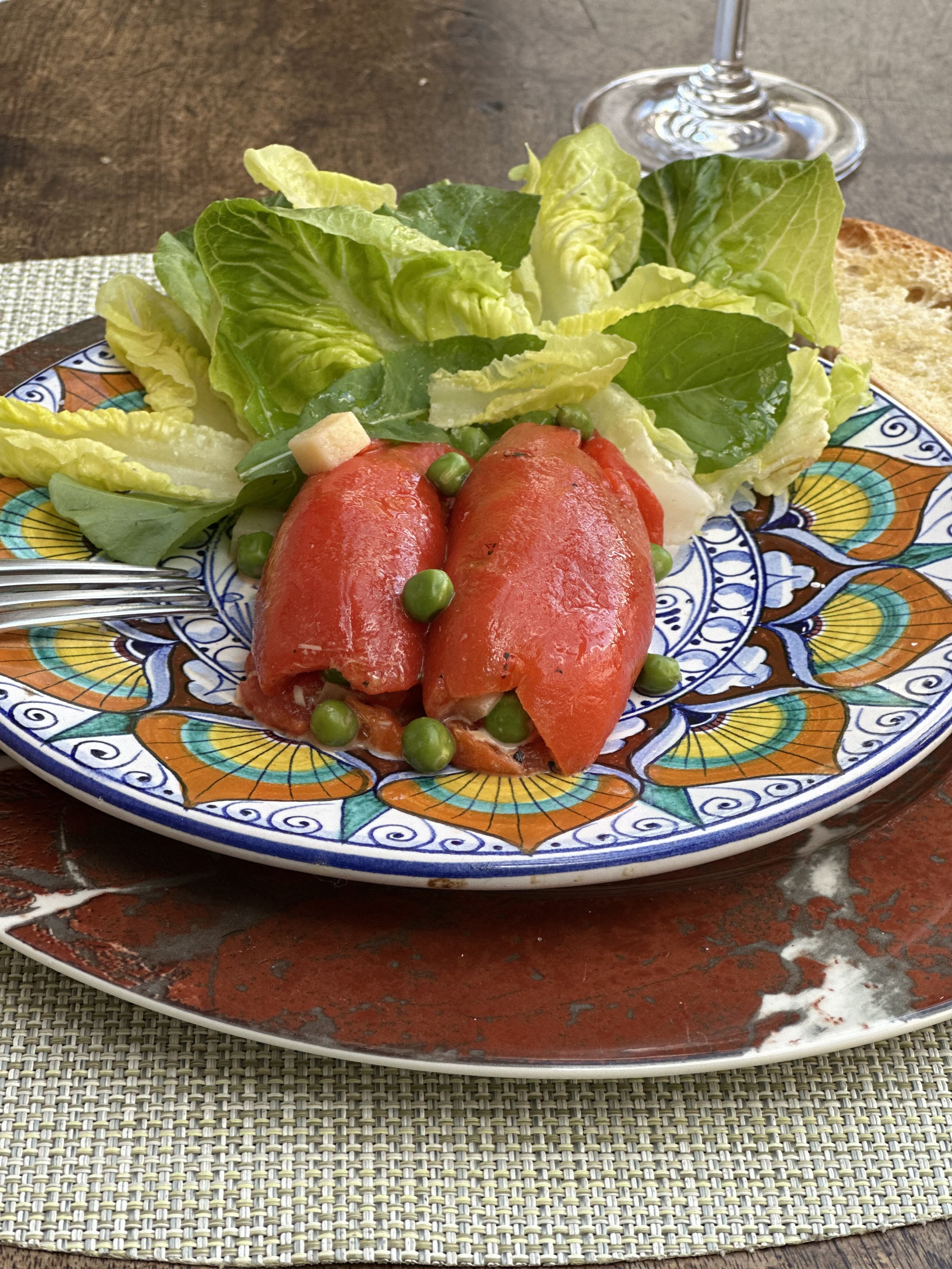 Stuffed Red Peppers, Piedmontese-style