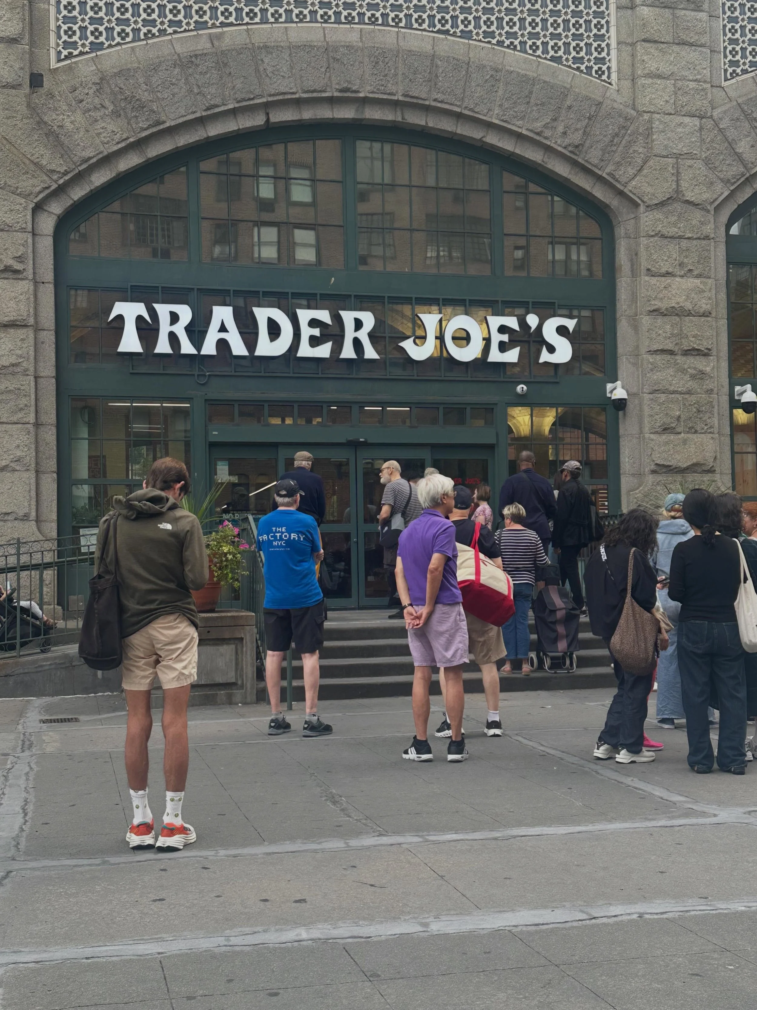 Have I crossed over to the dark side of my love affair with TJ?  Is lining up before the store opens too much?