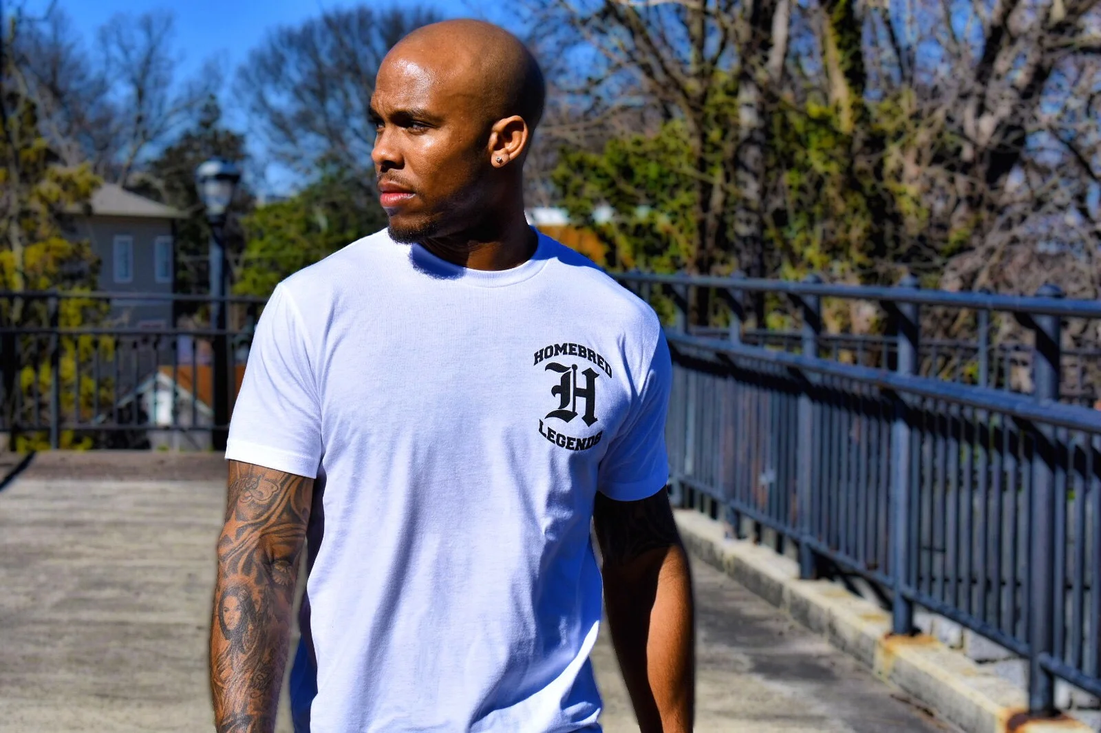 White 'Varsity Tee' Lookbook