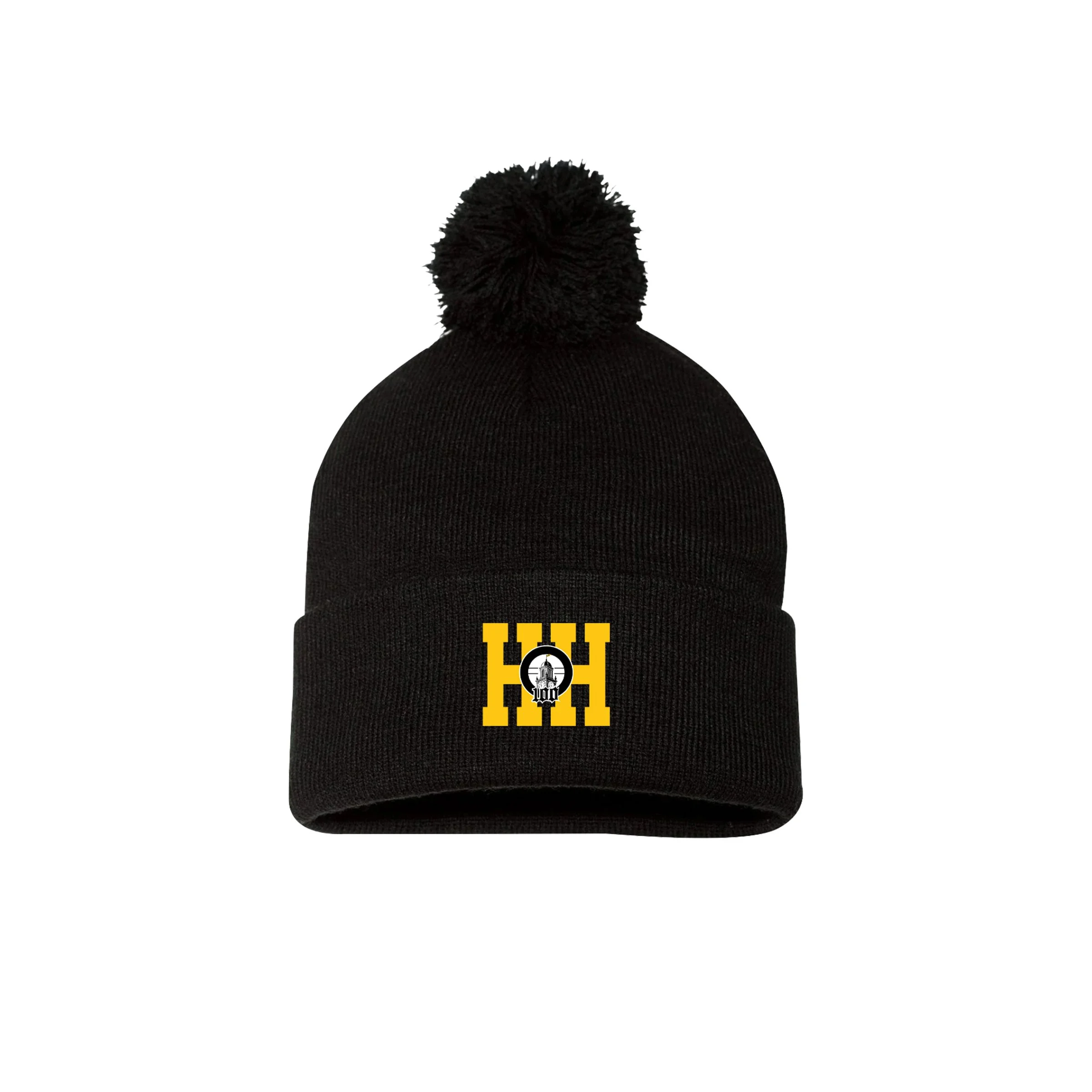 H100 BLACK BEANIE FRONT PRODUCT SHOT.jpg