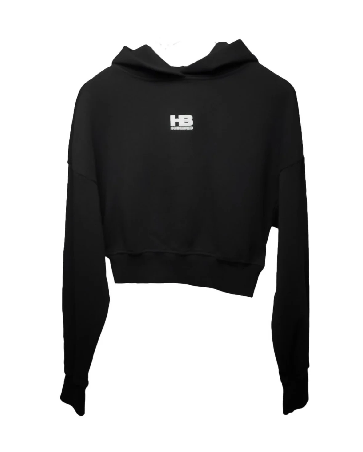HOMEBRED STACKED CROP HOODIE