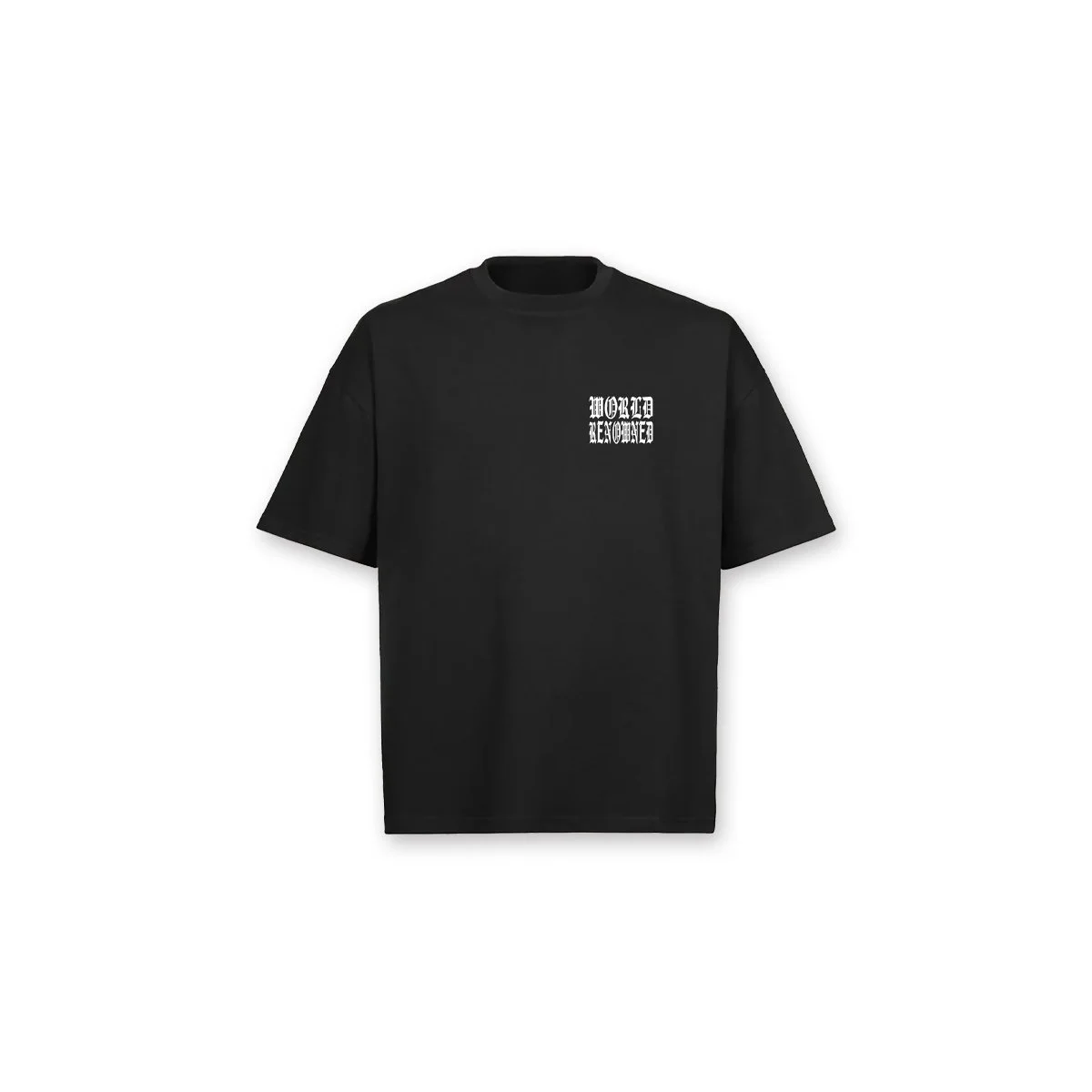 WORLD RENOWNED SCRIPT CROPPED TEE