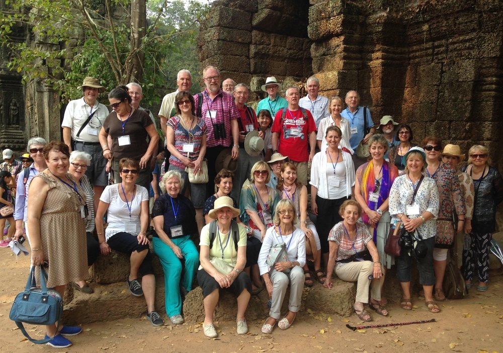 All together now. Our adventurous travelling companions