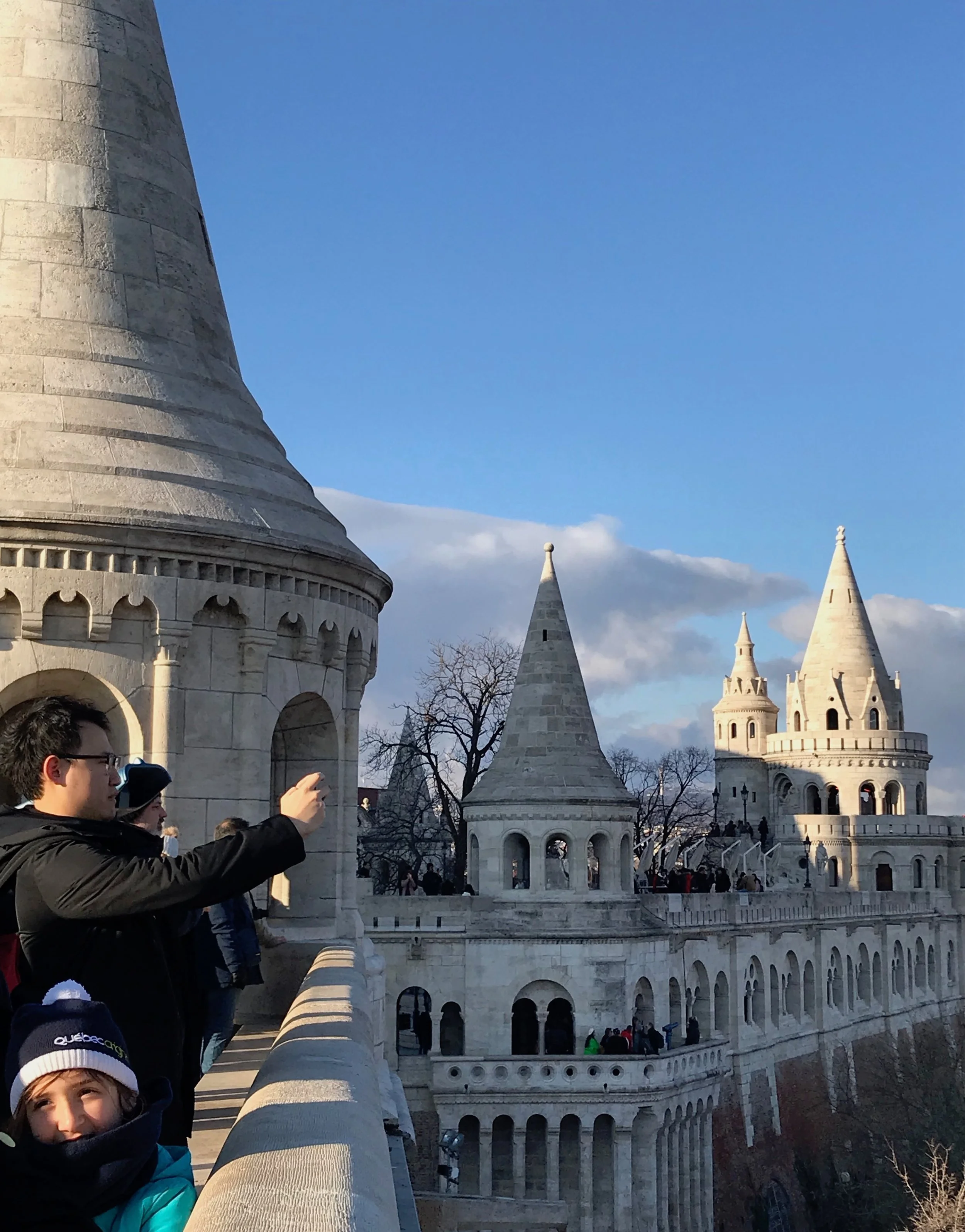 The towers and walkways of Fisherman’s Bastion
