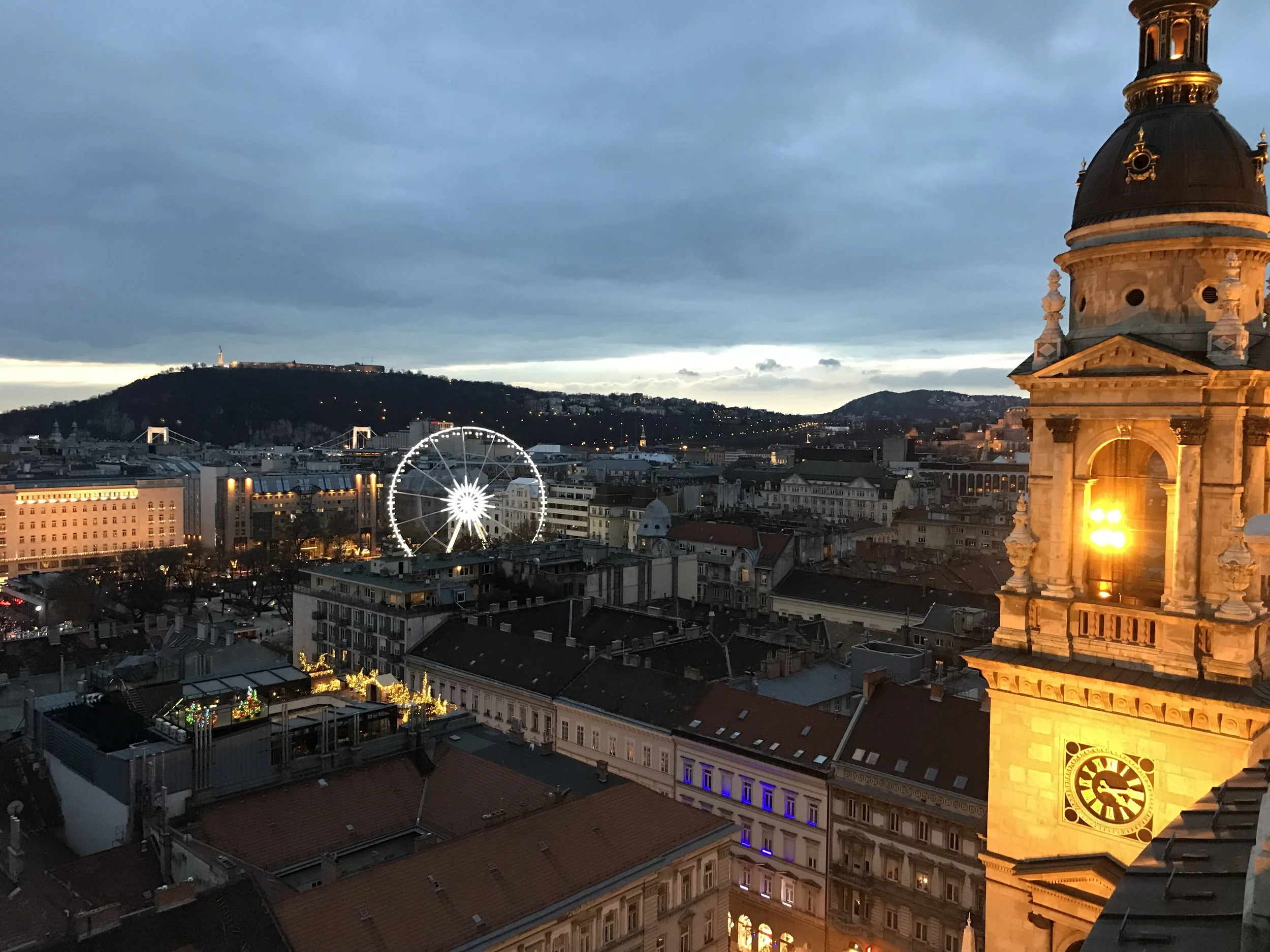 The Budapest Eye from the dome of the Basilica of St Stephen
