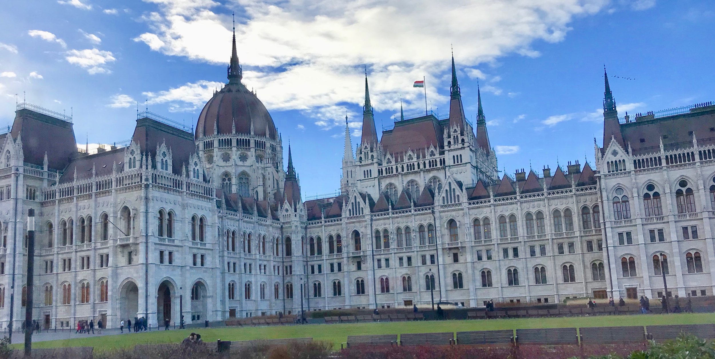 The huge and ornate Parliament