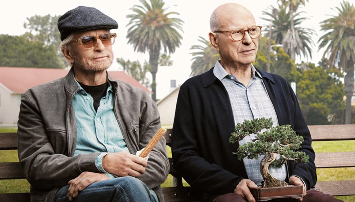 Michael Douglas as Sandy Kopinsky and Alan Arkin as Norman Newlander