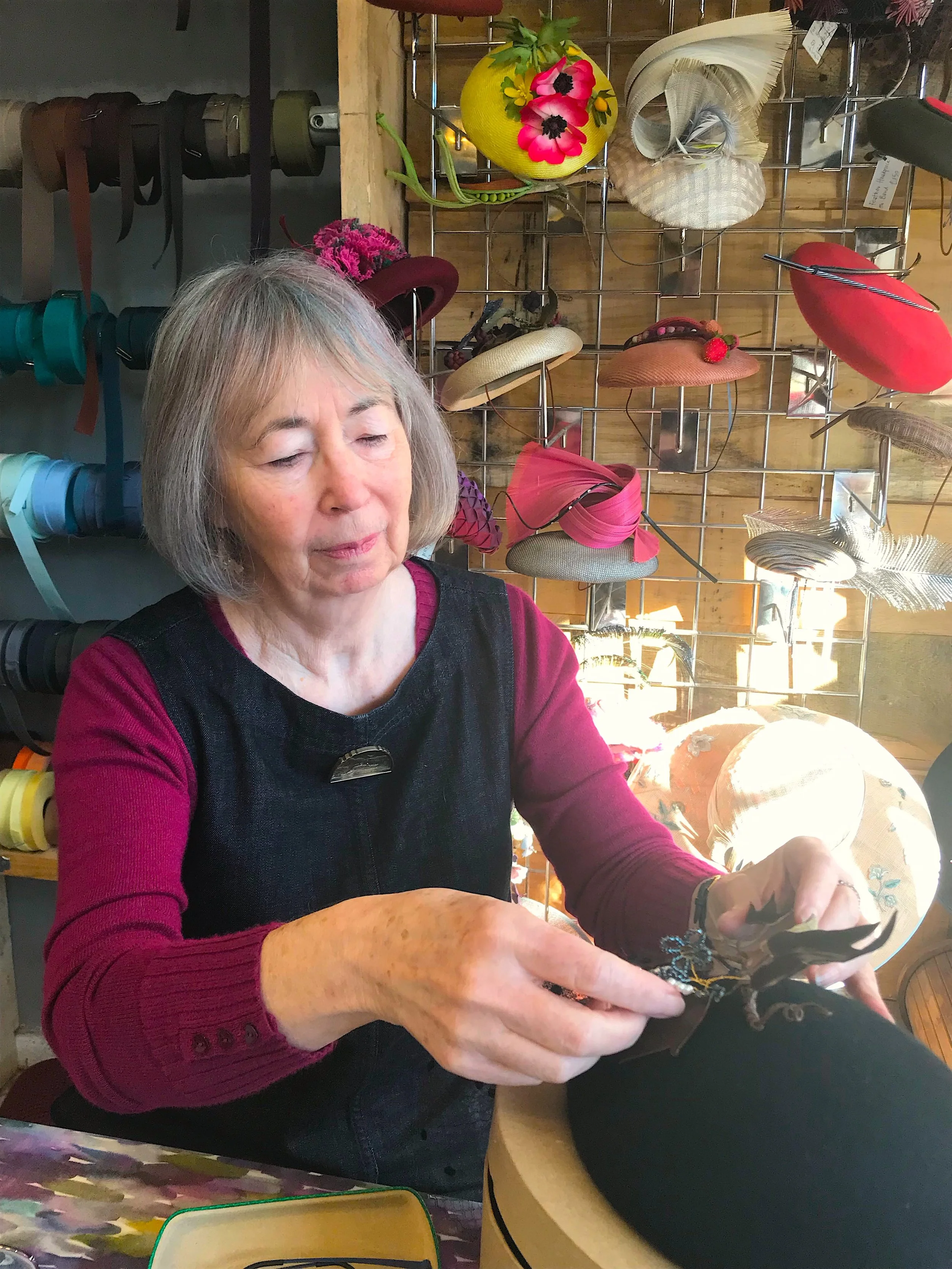 Lynn especially enjoys working with felt