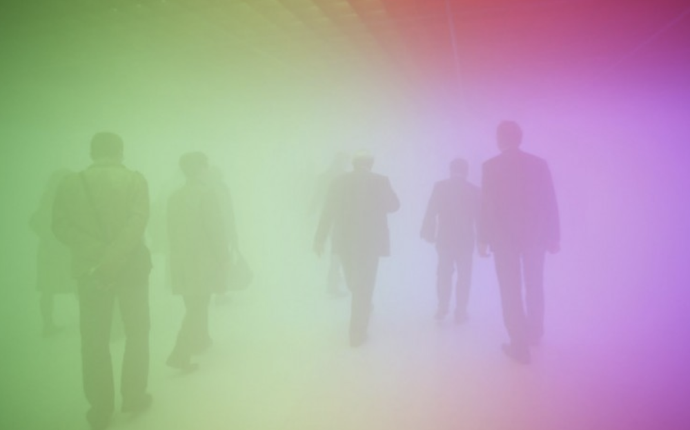 Murky shapes are all you can make out in the fog of Your Blind Passenger