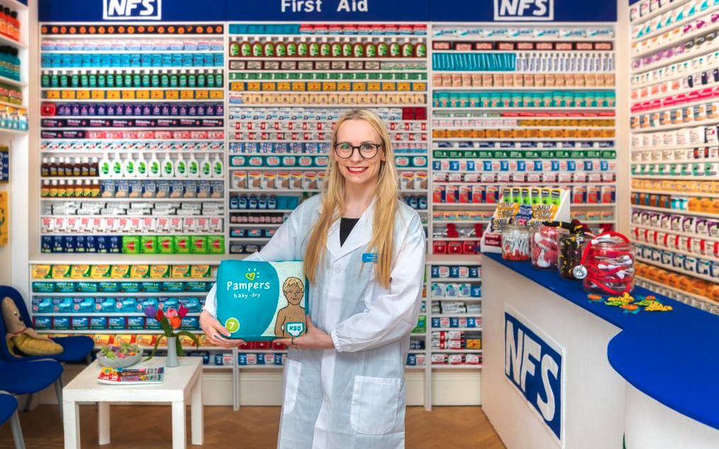 Lucy Sparrow recreates chemist shop made entirely from felt