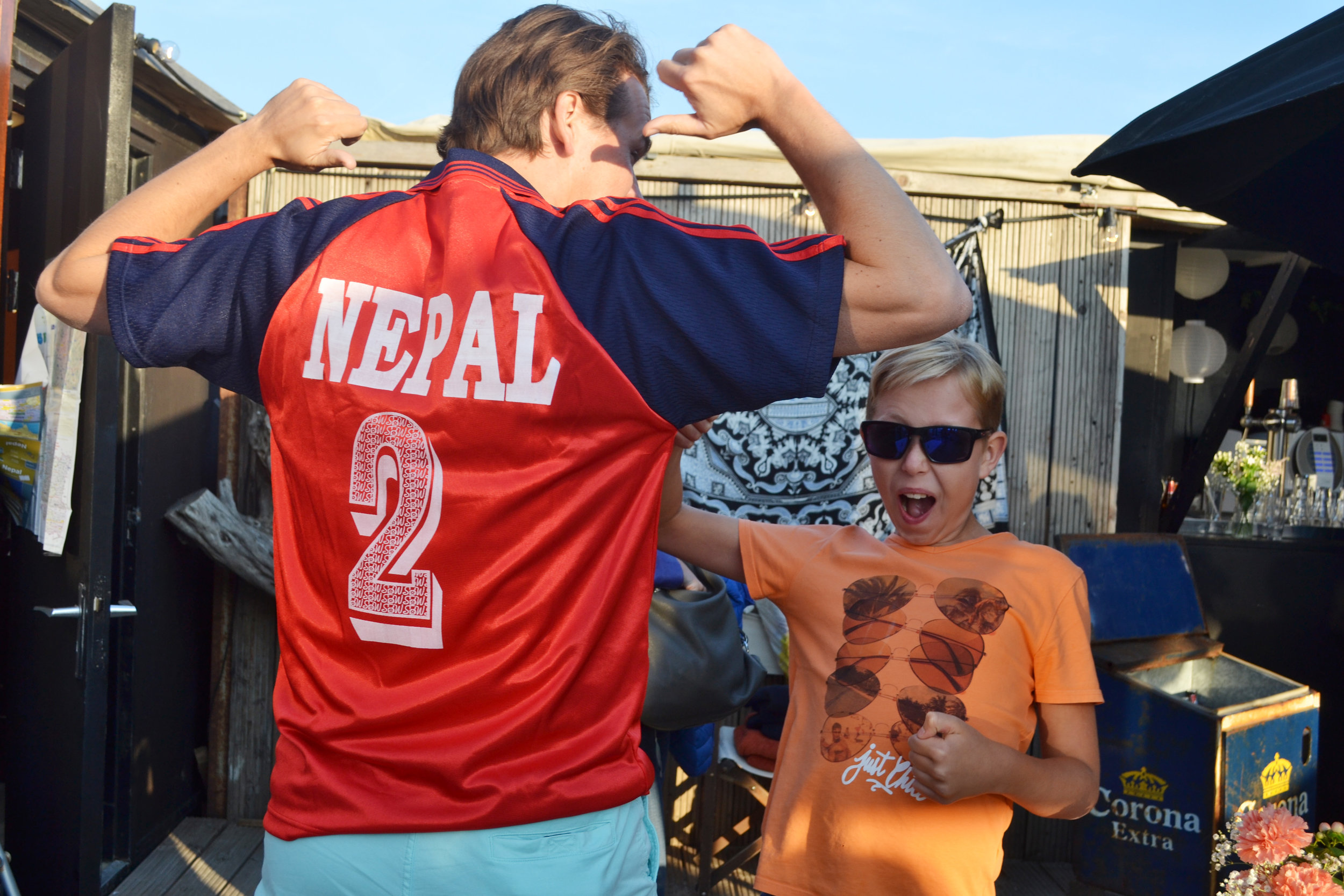 Nepal football t-shirt fetched Euro 100