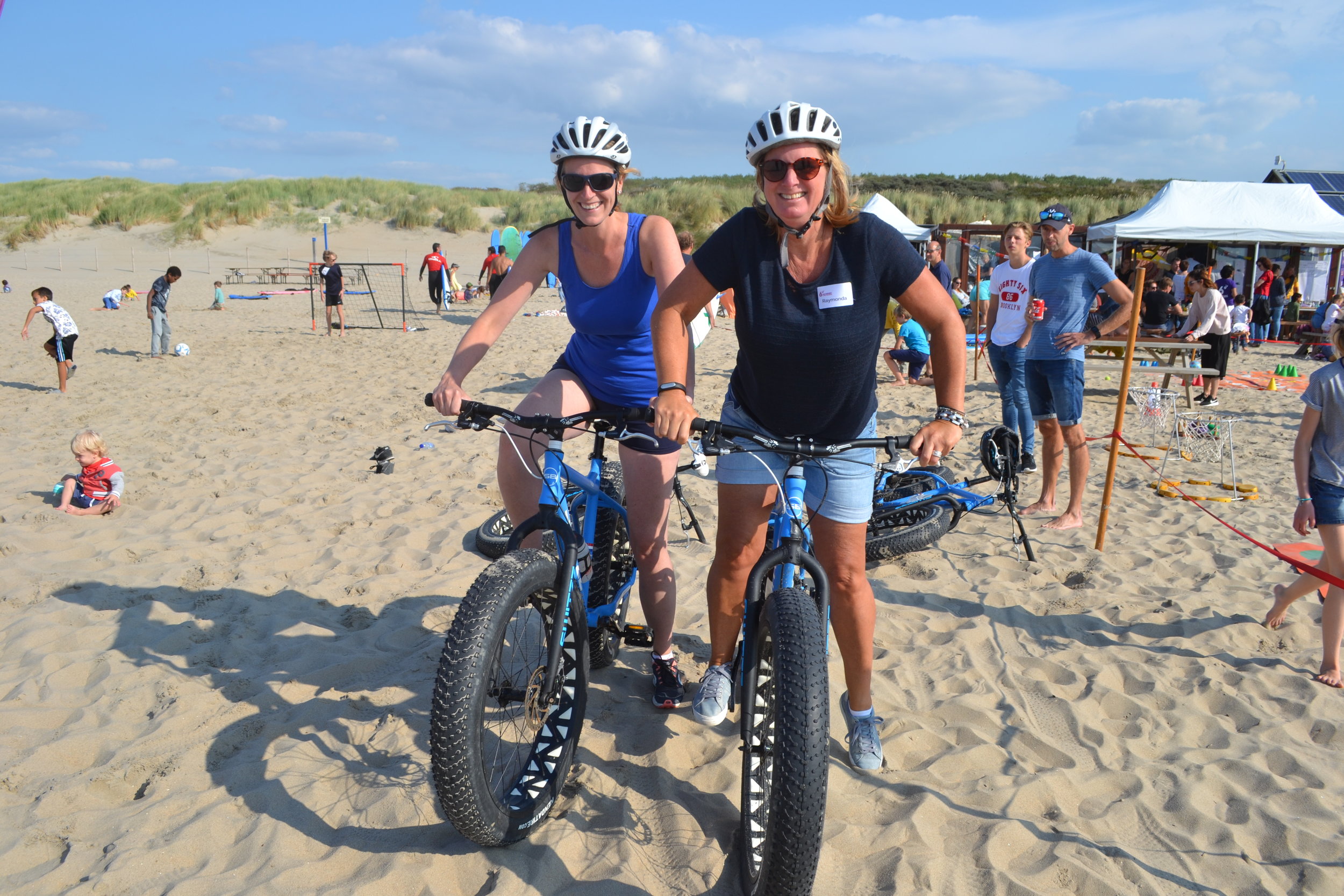 Beach-biking along the coast