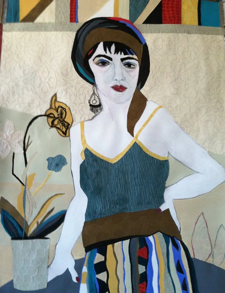 Portrait with Flowers