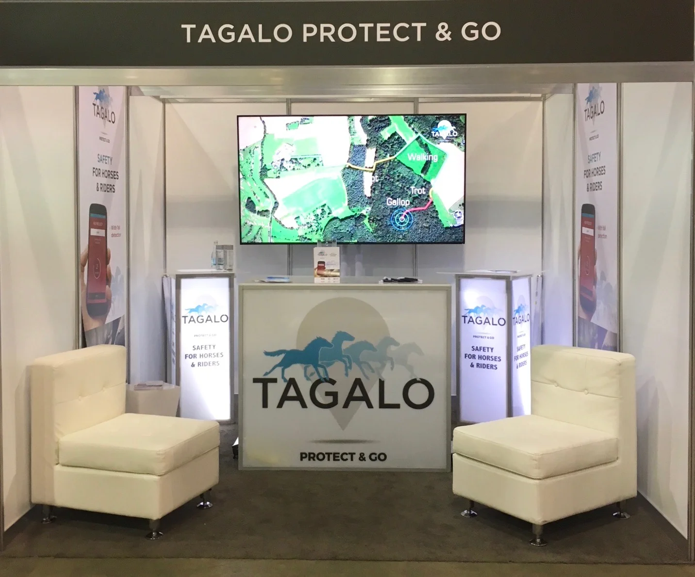 The Tagalo booth at Longines Masters