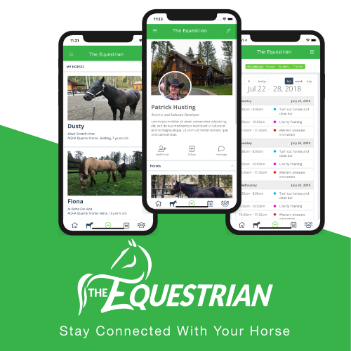 The app delivers an easy interface and plenty of functionality to help equestrians stay connected and organized.