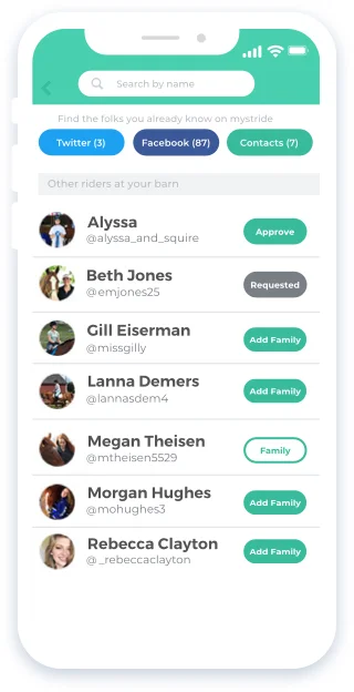 The BarnFamily feature encourages sharing and community.