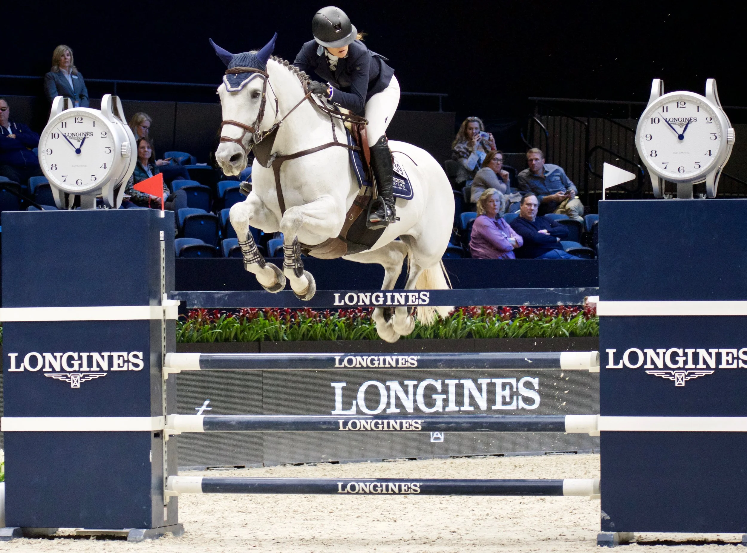 Carolina riding Una in the U25 Grand Prix at this year’s Longines Masters of New York.