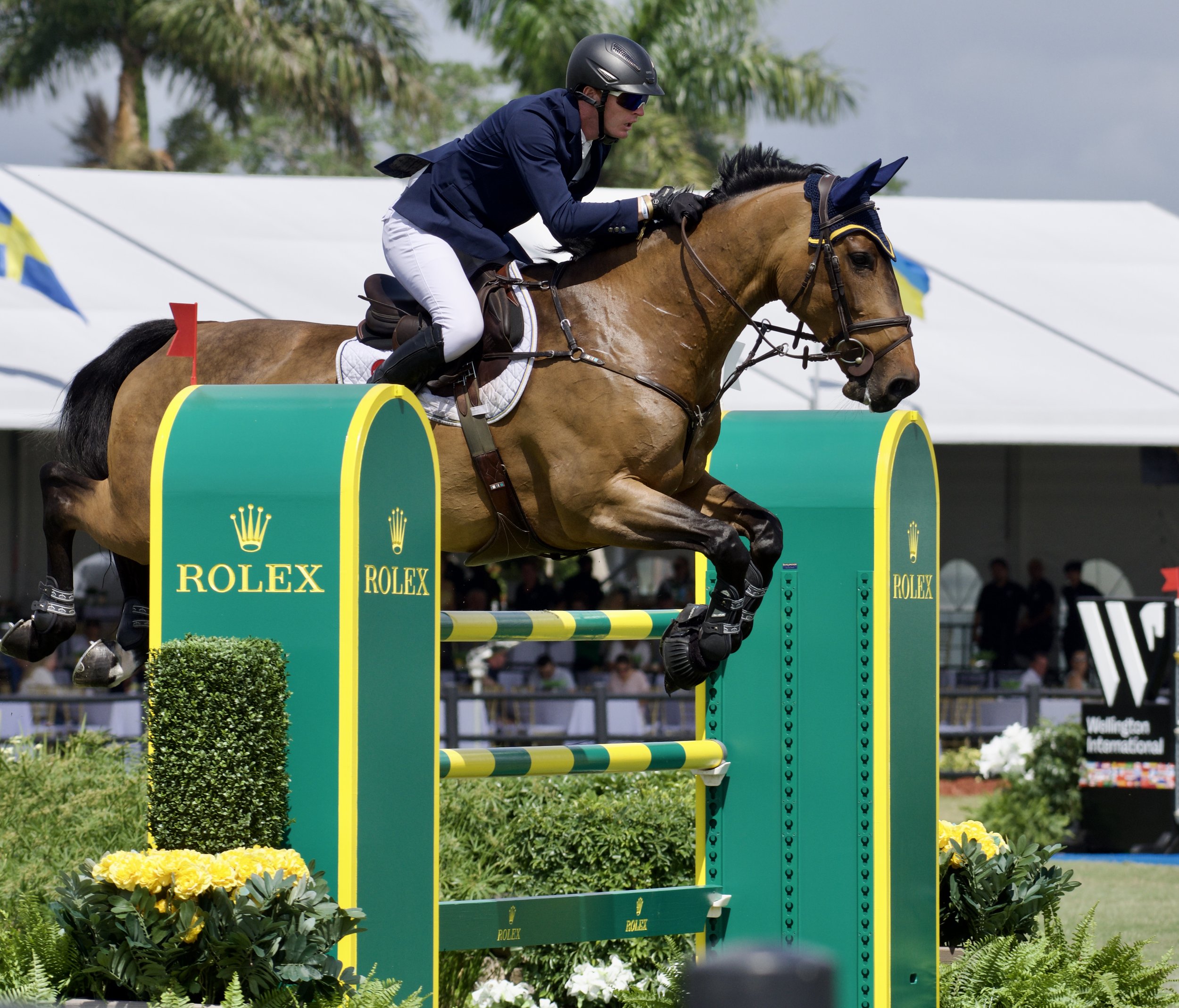 Daniel Coyle riding Legacy to 4th place
