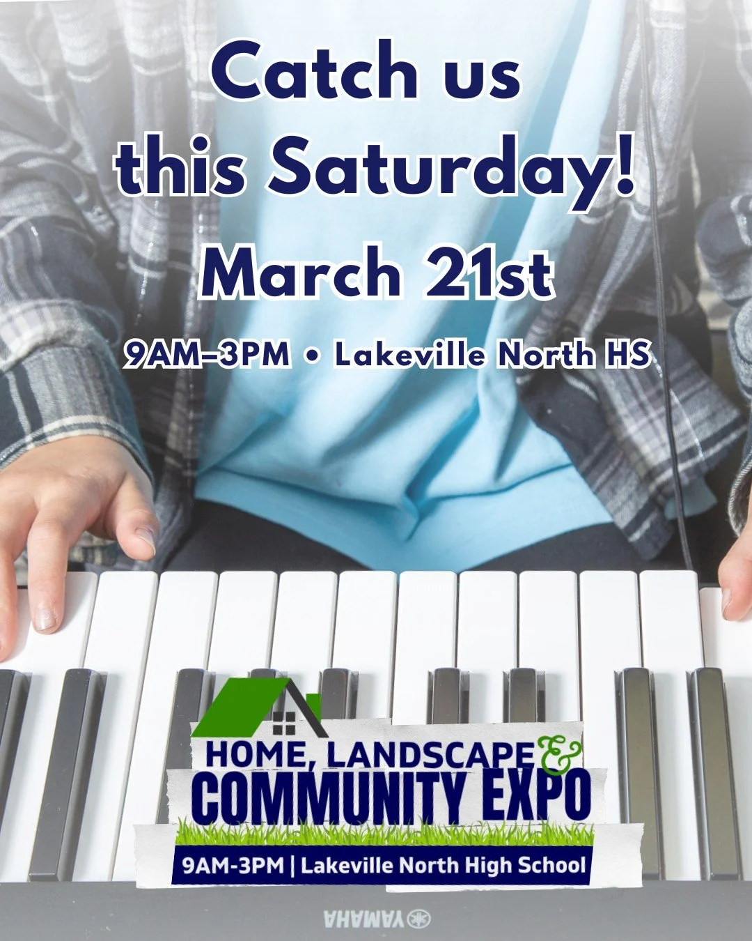 We&rsquo;ll be at the Lakeville Home, Landscaping &amp; Community Expo this Saturday! 🎶🌱

Stop by, say hi, grab a Jolly Rancher (and try the piano!) 🍬🎹

📍 Lakeville North High School
⏰ 9AM&ndash;3PM

We&rsquo;d love to meet you 💜

#farmhousemus